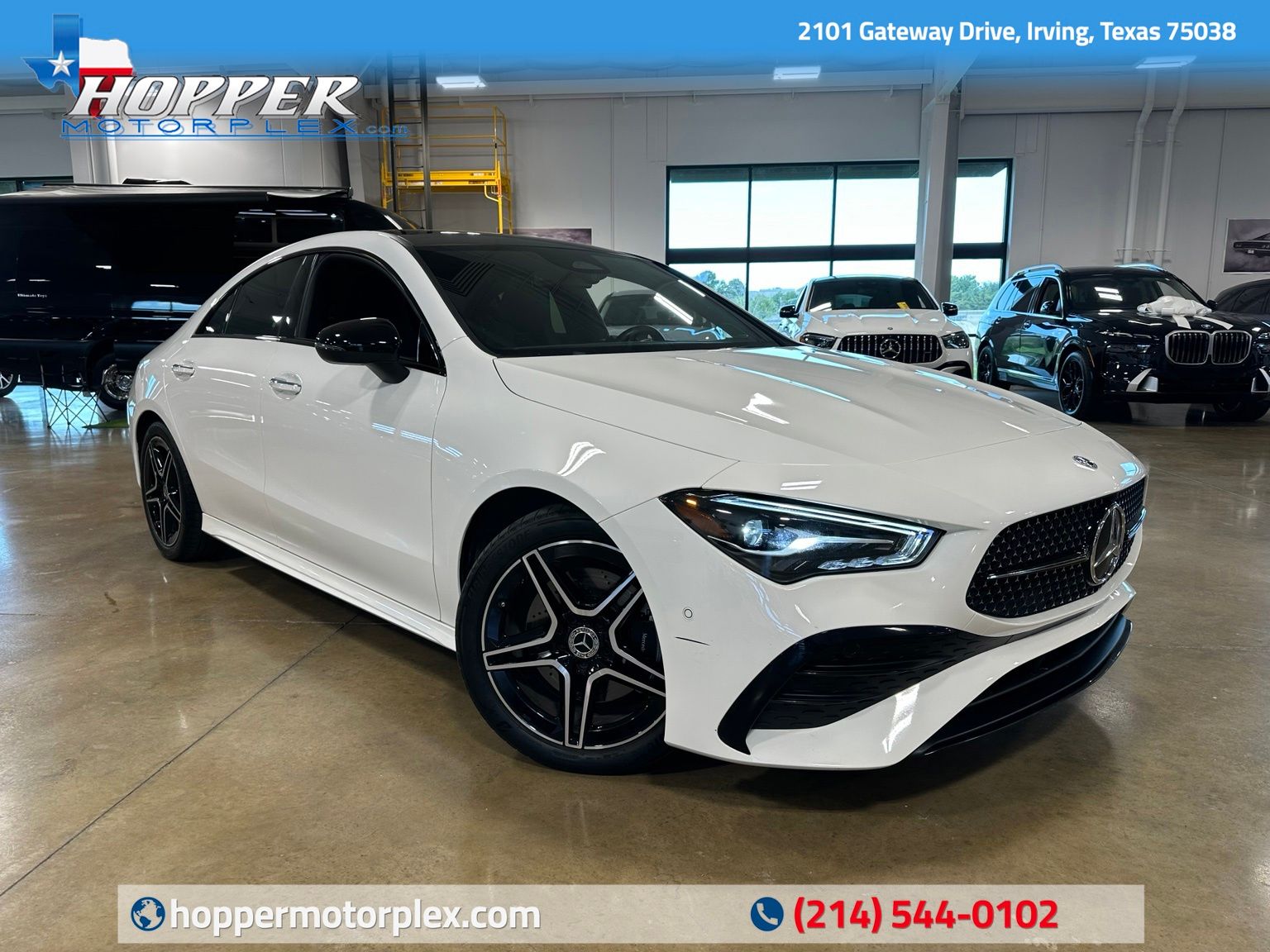 White 2025 Mercedes-Benz CLA Coupe All-Wheel Drive 8-Speed Dual Clutch
