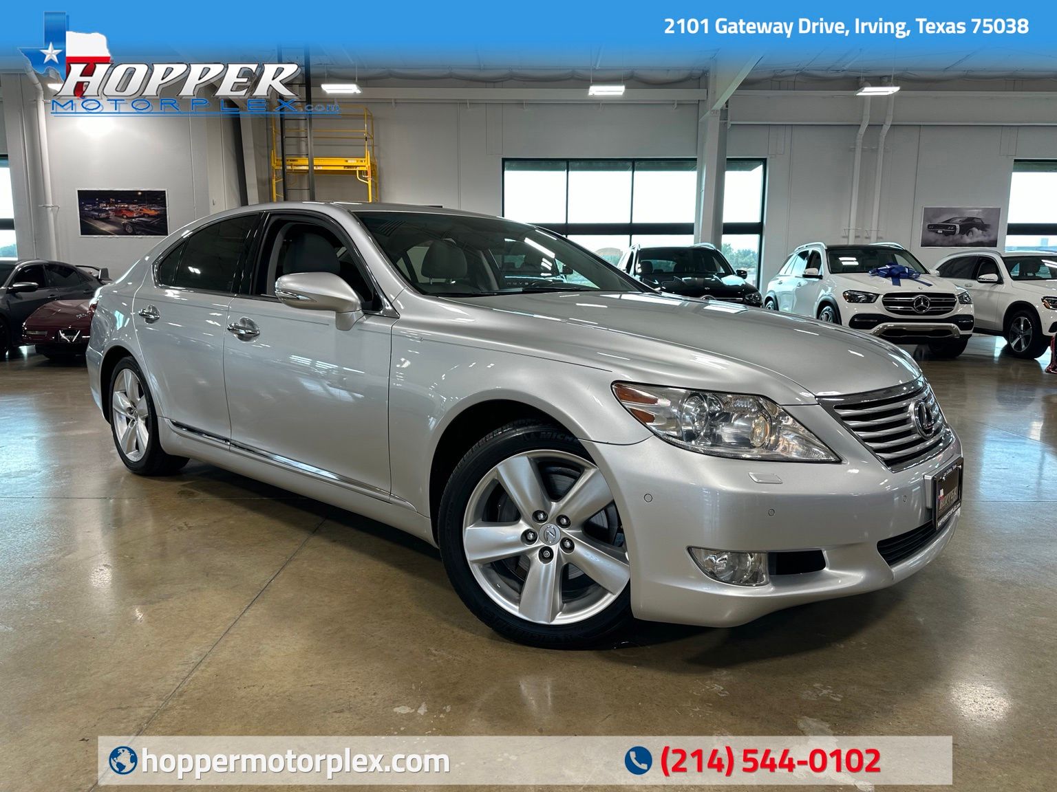 Mercury Metallic 2010 Lexus LS Sedan Rear-Wheel Drive 8-Speed Automatic