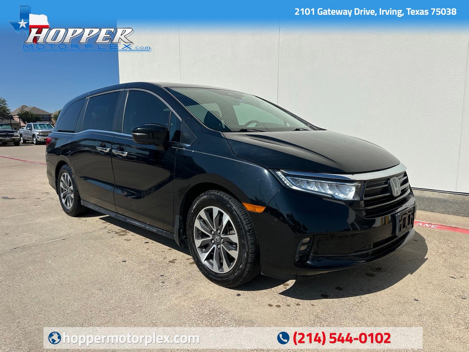 Black 2022 Honda Odyssey Minivan Front-Wheel Drive Automatic