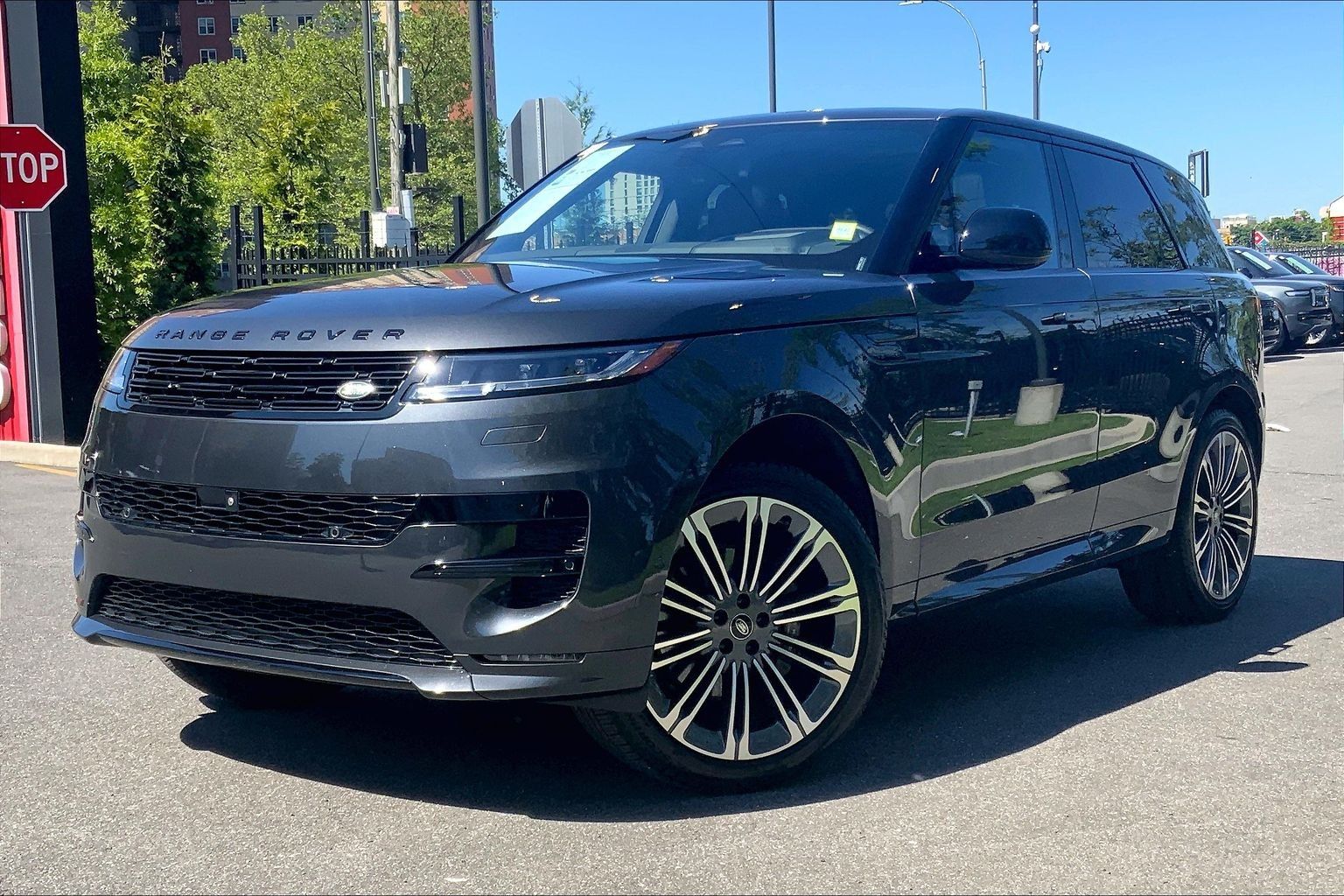 Carpathian Gray Premium Metallic 2024 Land Rover Range Rover Sport P400 Dynamic SE AWD SUV / Crossover All-Wheel Drive 8-Speed Automatic