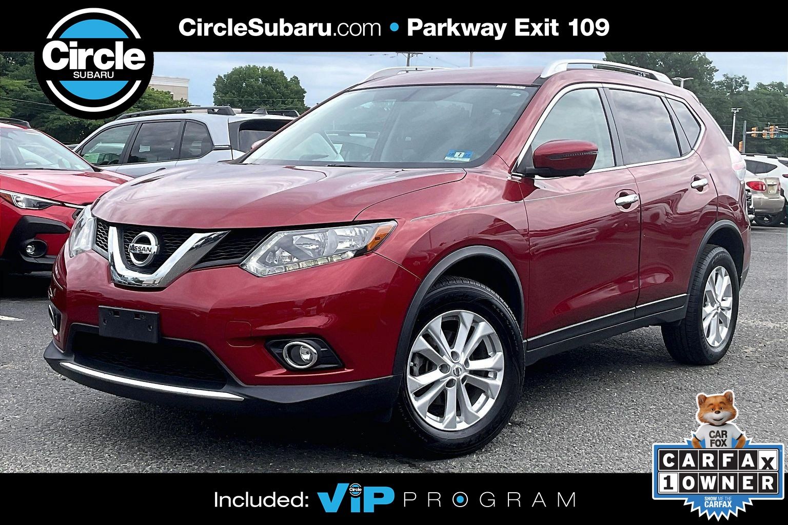 Cayenne Red 2016 Nissan Rogue SUV / Crossover All-Wheel Drive Continuously Variable Transmission