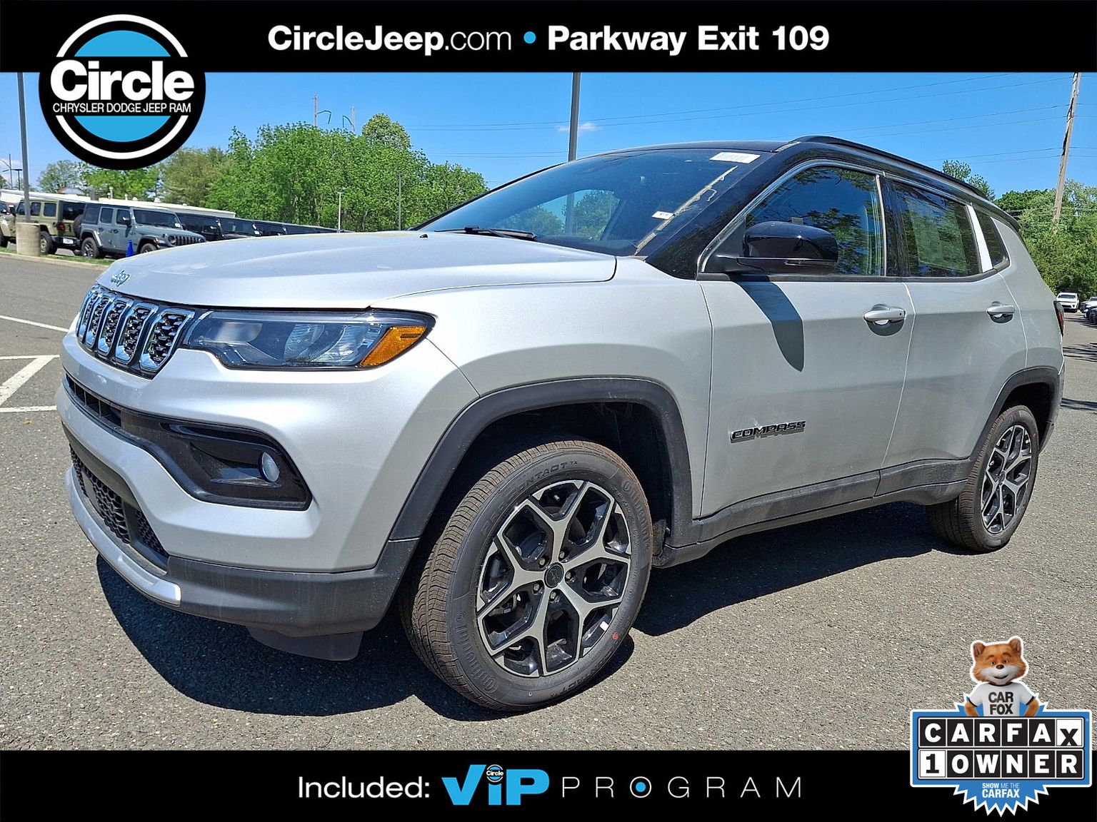 Silver Zynith Metallic Clearcoat 2026 Jeep Compass SUV / Crossover Four-Wheel Drive 8-Speed Automatic