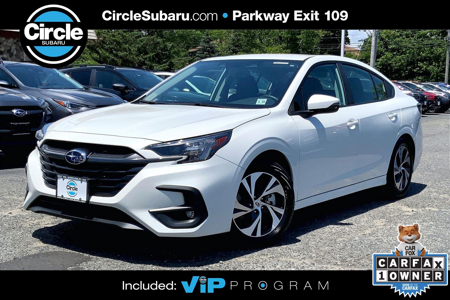 Crystal White Pearl 2025 Subaru Legacy Sedan All-Wheel Drive Continuously Variable Transmission