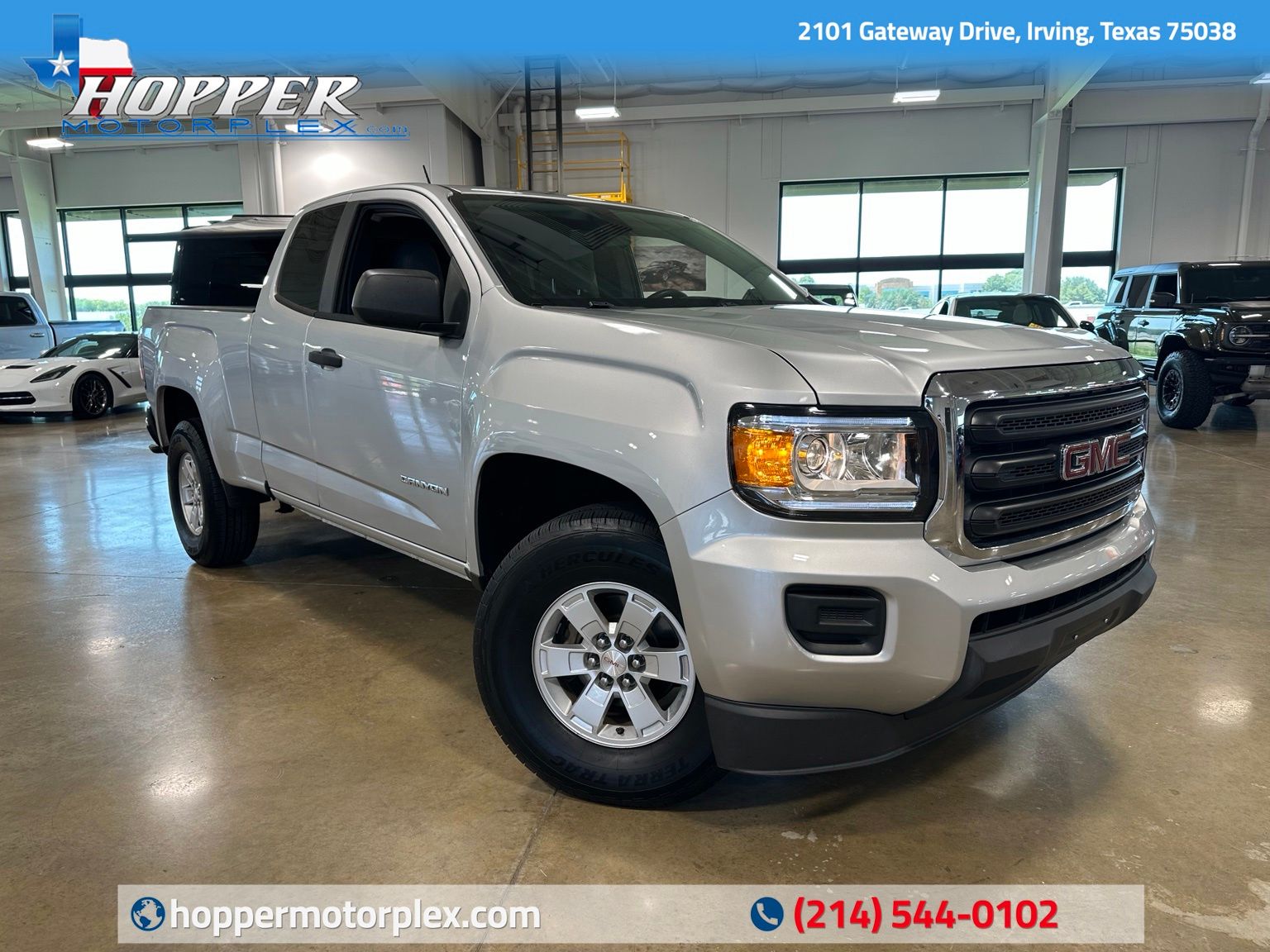 Quicksilver Metallic 2016 GMC Canyon Pickup Truck 4X2 6-Speed Automatic
