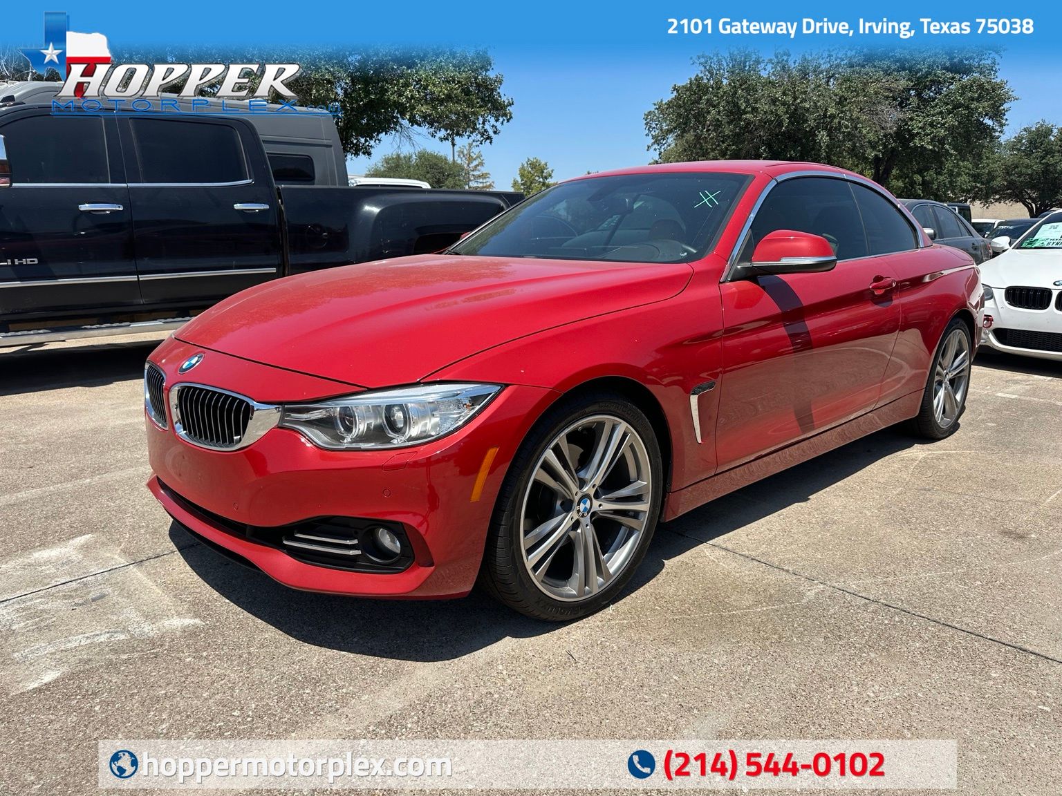 Melbourne Red Metallic 2017 BMW 4 Series Convertible Rear-Wheel Drive 8-Speed Automatic