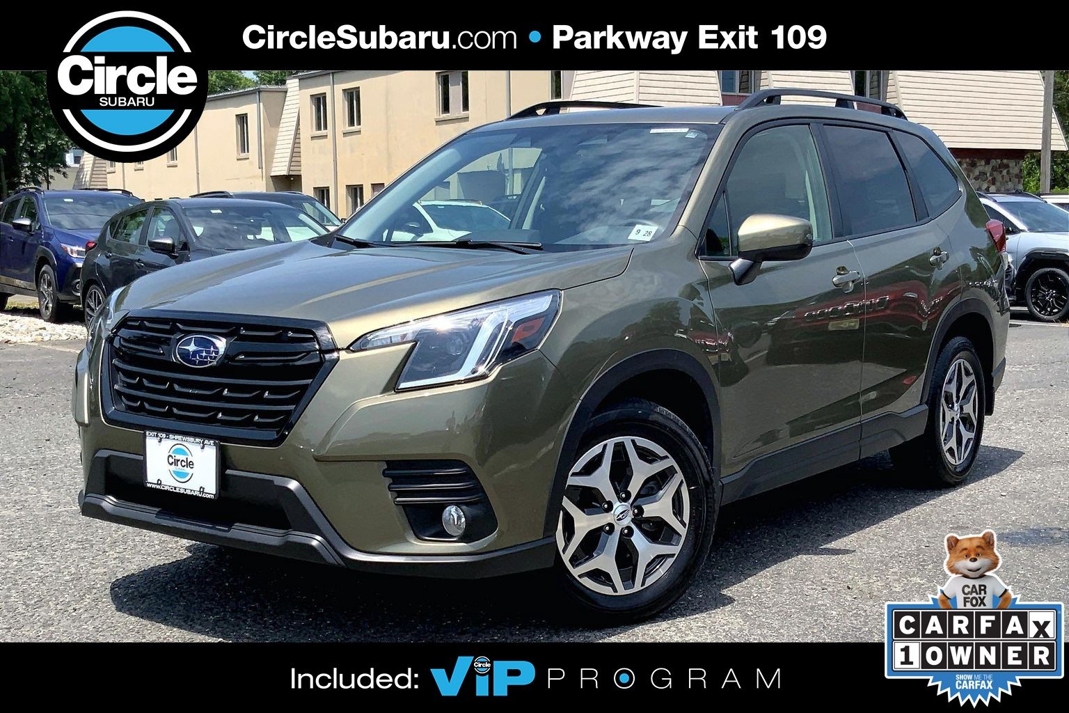 Autumn Green Metallic 2023 Subaru Forester SUV / Crossover All-Wheel Drive Continuously Variable Transmission