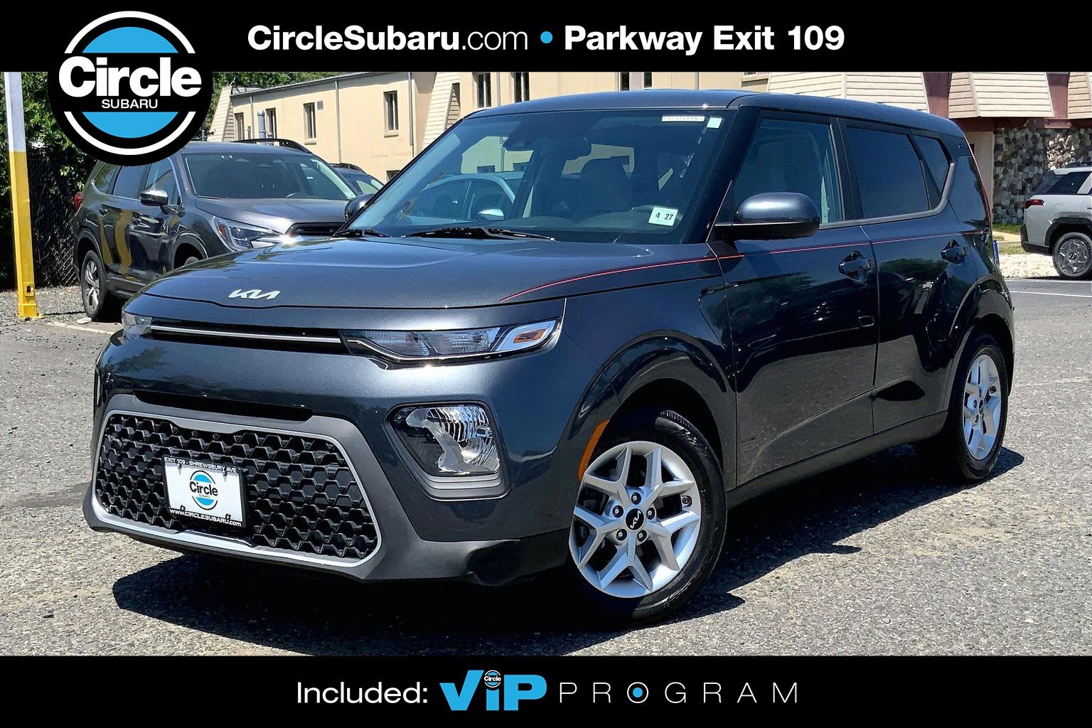 Gravity Gray 2022 Kia Soul SUV / Crossover Front-Wheel Drive Continuously Variable Transmission
