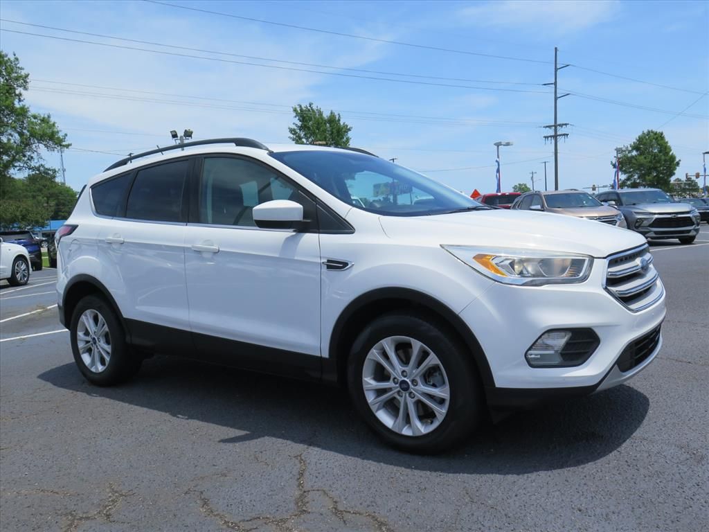 Oxford White 2018 Ford Escape SEL AWD SUV / Crossover All-Wheel Drive 6-Speed Automatic