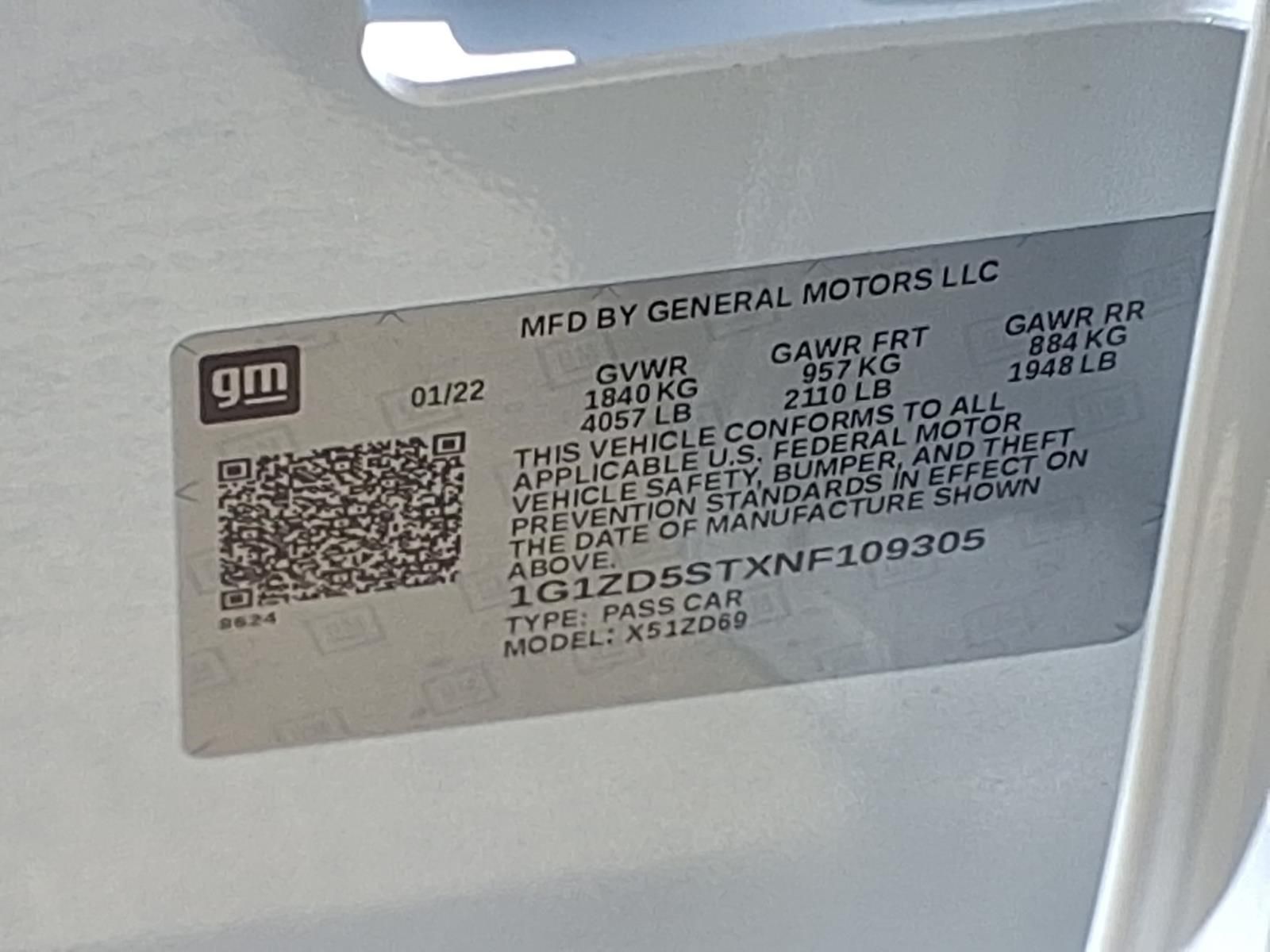 2022 Chevrolet Malibu LT White at Classic Elite Chevrolet Sugar Land
