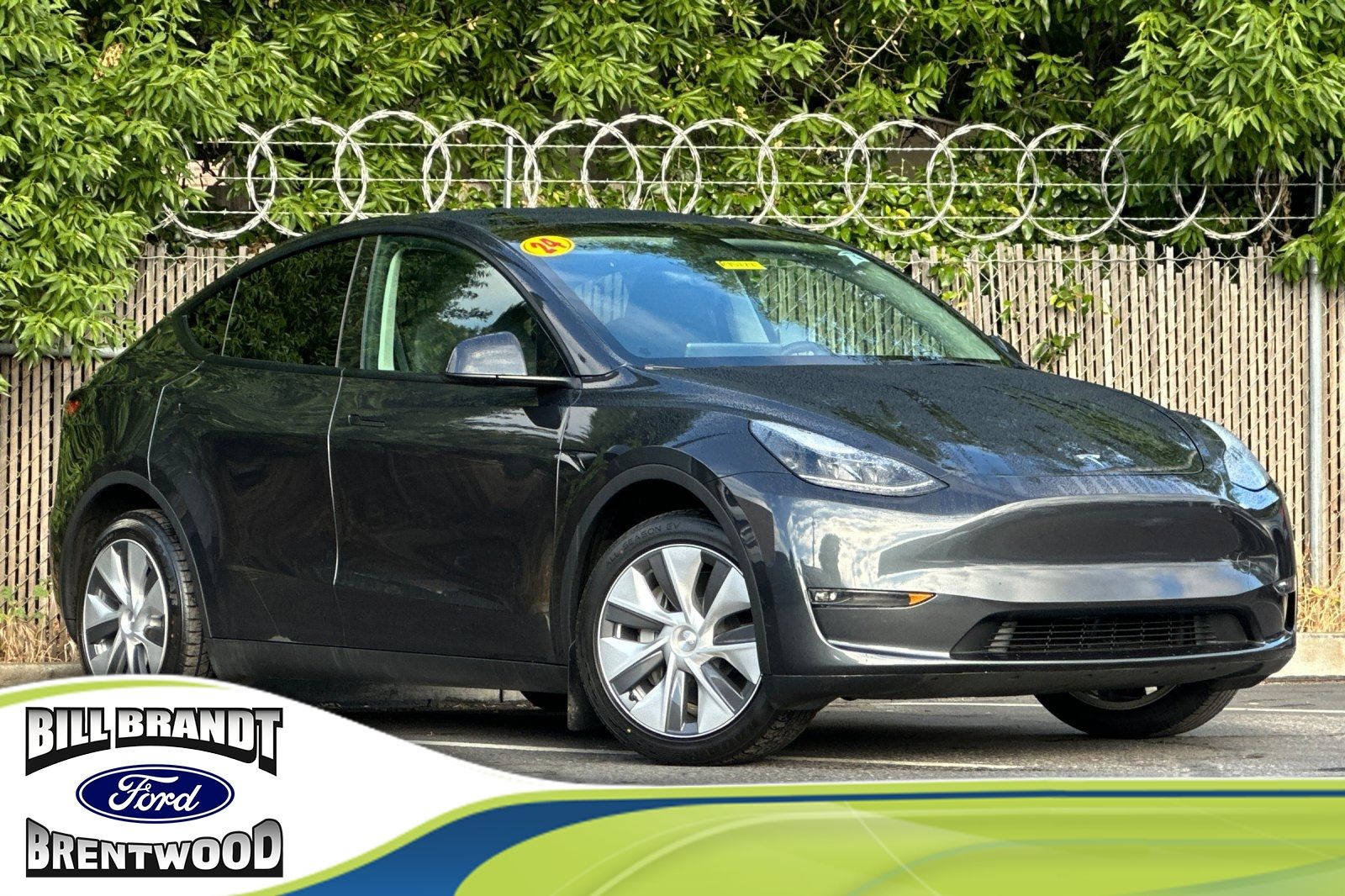 Stealth Gray 2024 Tesla Model Y Long Range AWD SUV / Crossover All-Wheel Drive 1-Speed Automatic