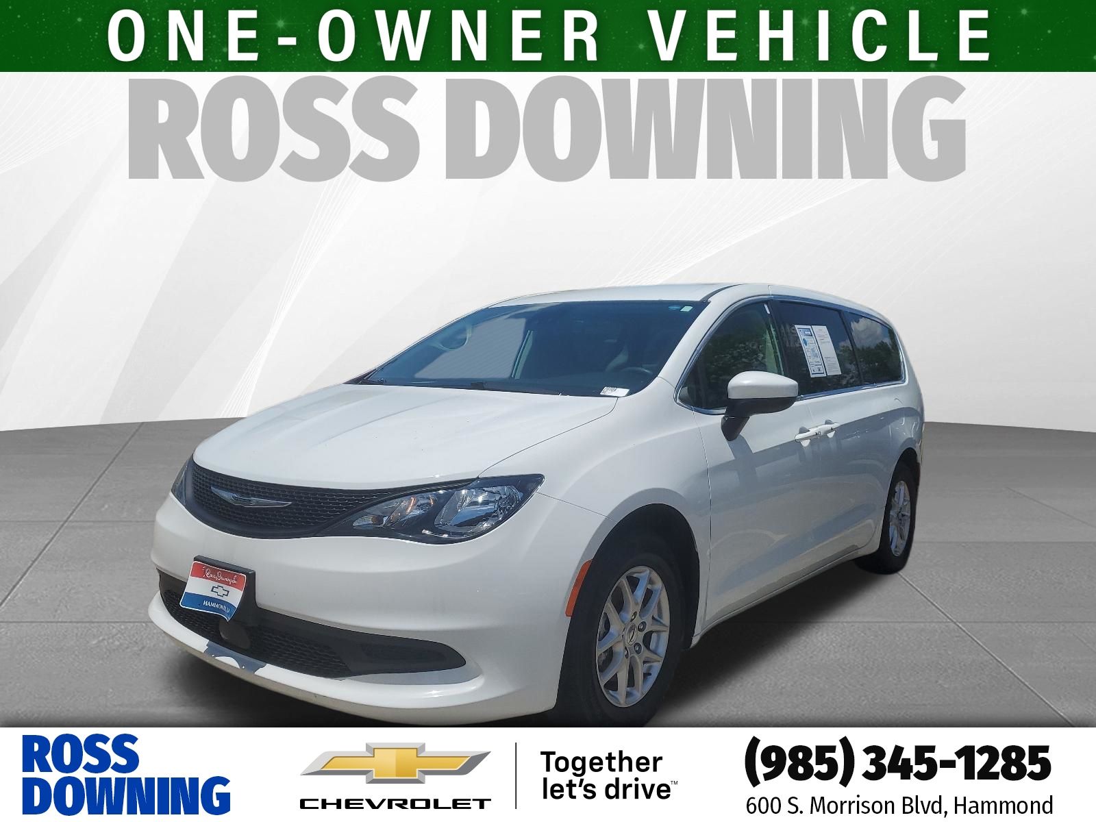 2023 Chrysler Voyager LX White at Ross Downing Buick GMC