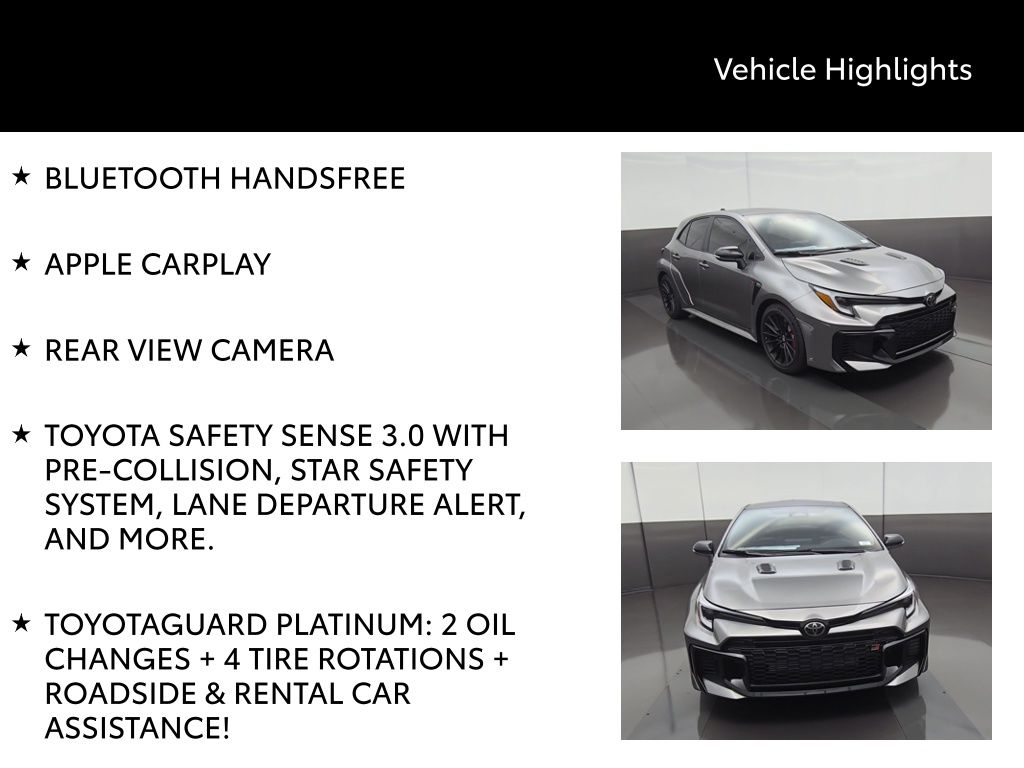 New 2026 Toyota GR Corolla Sedan