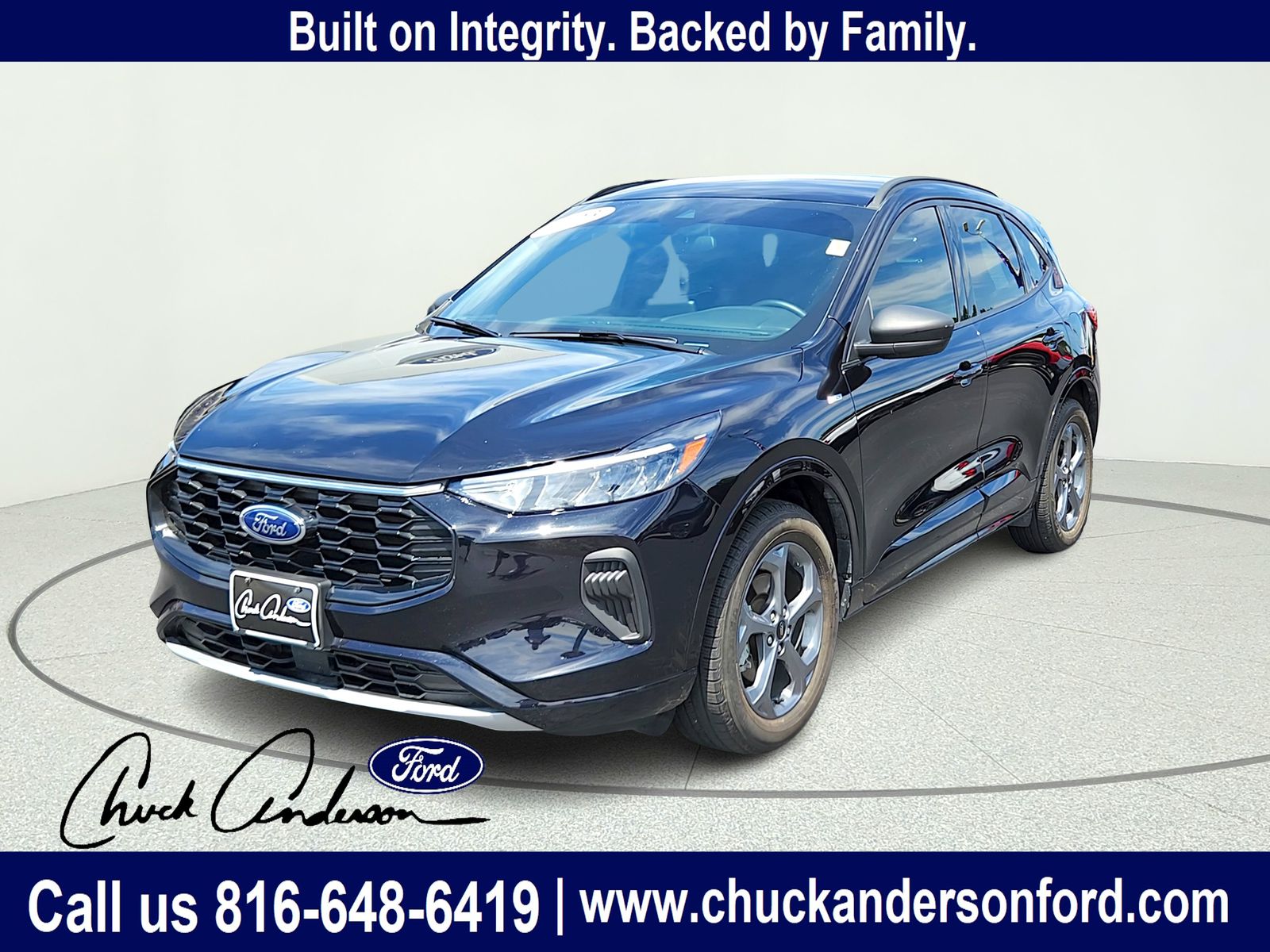 Black Metallic 2023 Ford Escape SUV / Crossover All-Wheel Drive 8-Speed Automatic