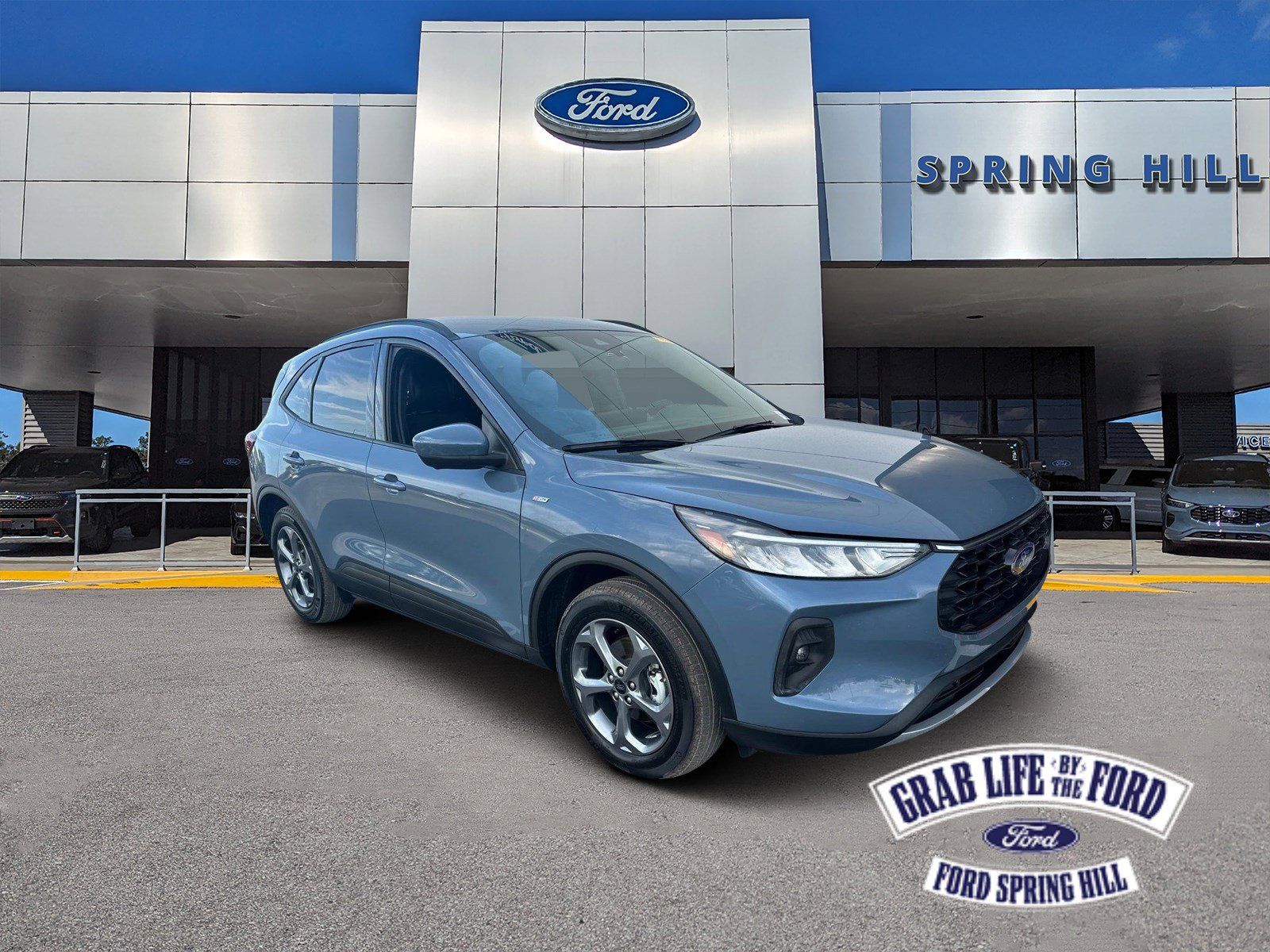 Vapor Blue 2025 Ford Escape Hybrid ST-Line Select AWD SUV / Crossover All-Wheel Drive Continuously Variable Transmission