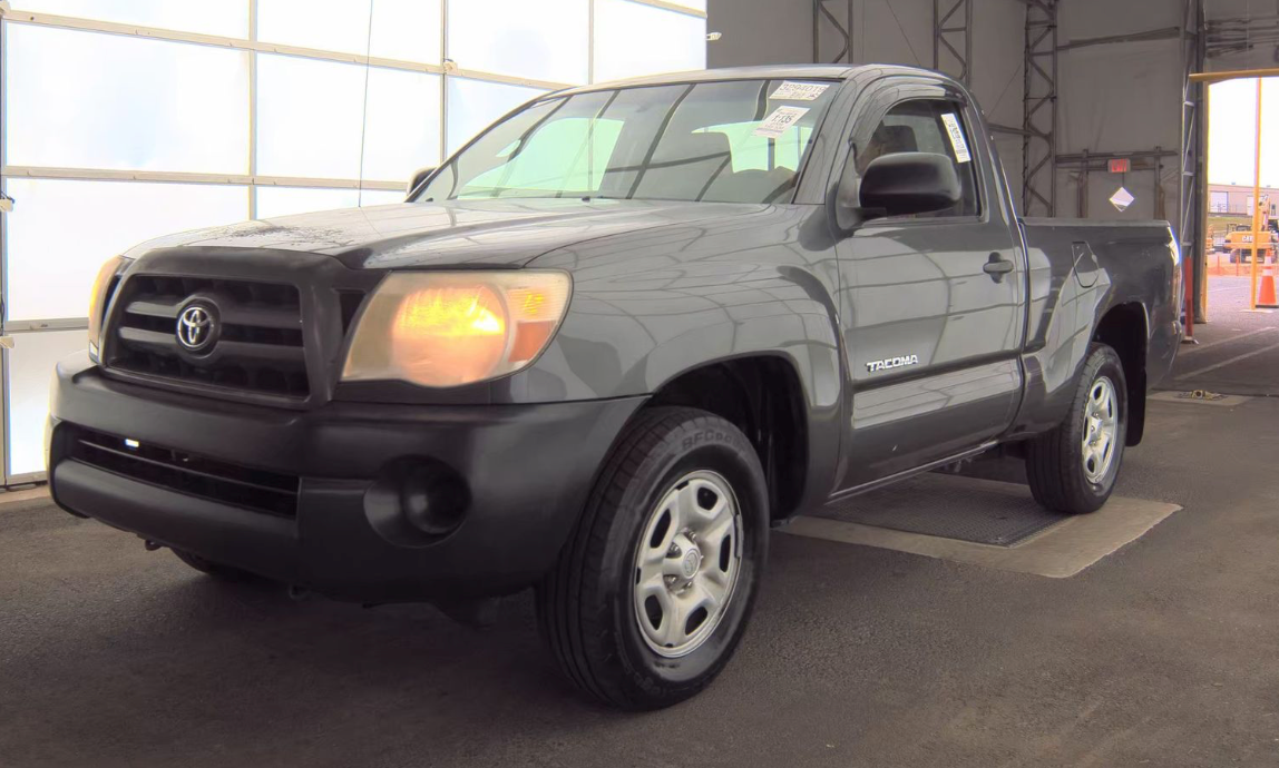 Gray 2009 Toyota Tacoma Pickup Truck 4X2 5-Speed Manual Overdrive