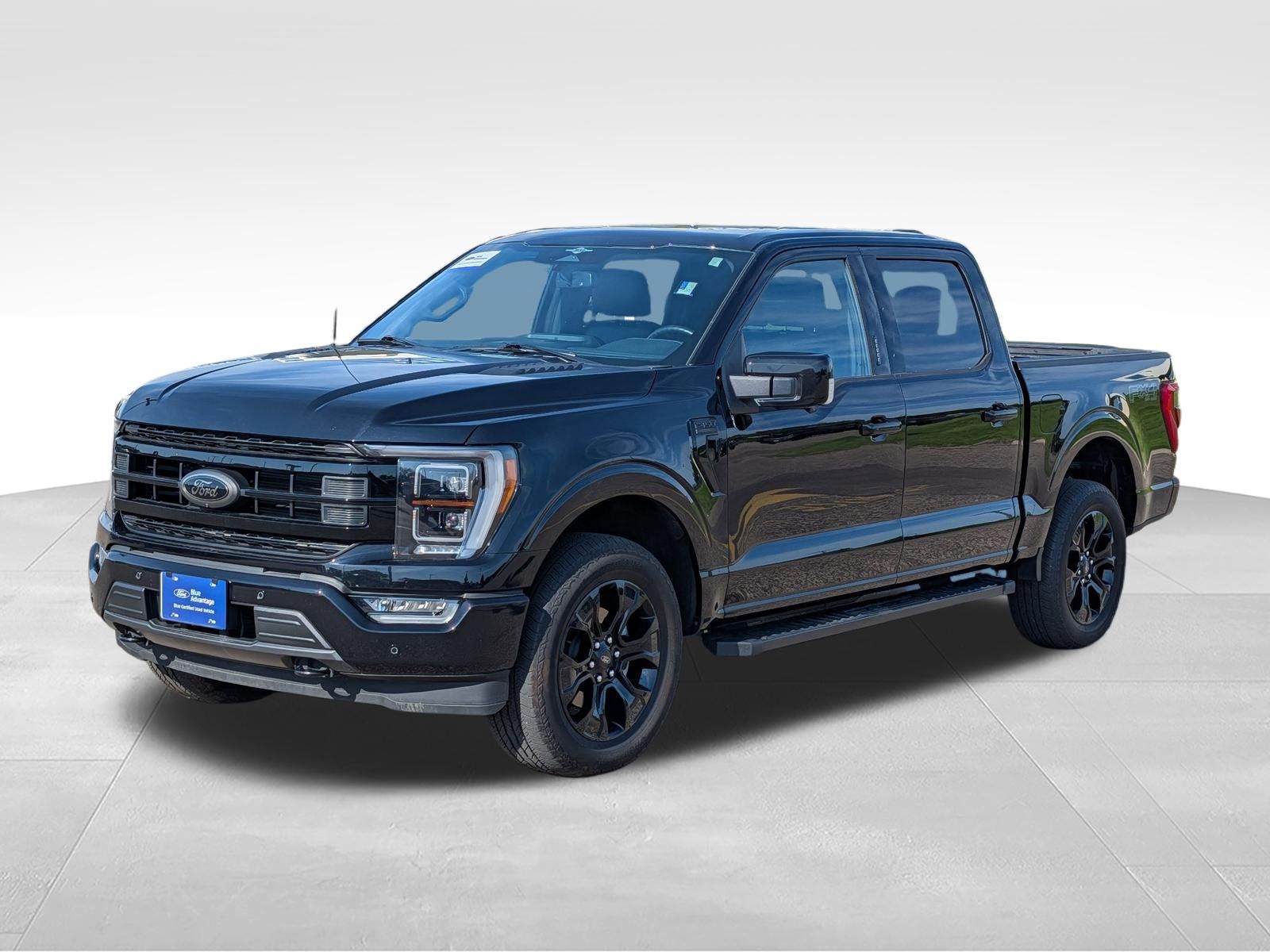 Agate Black Metallic 2023 Ford F-150 Lariat SuperCrew 4WD Pickup Truck Four-Wheel Drive Automatic
