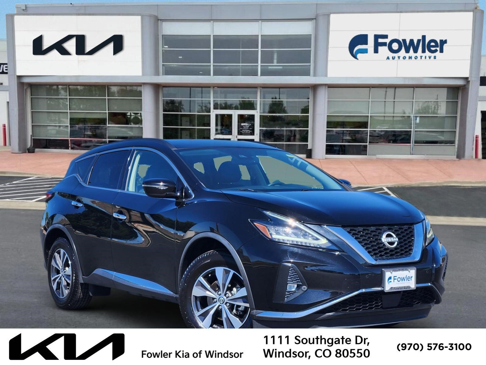 Super Black 2023 Nissan Murano SUV / Crossover All-Wheel Drive Continuously Variable Transmission