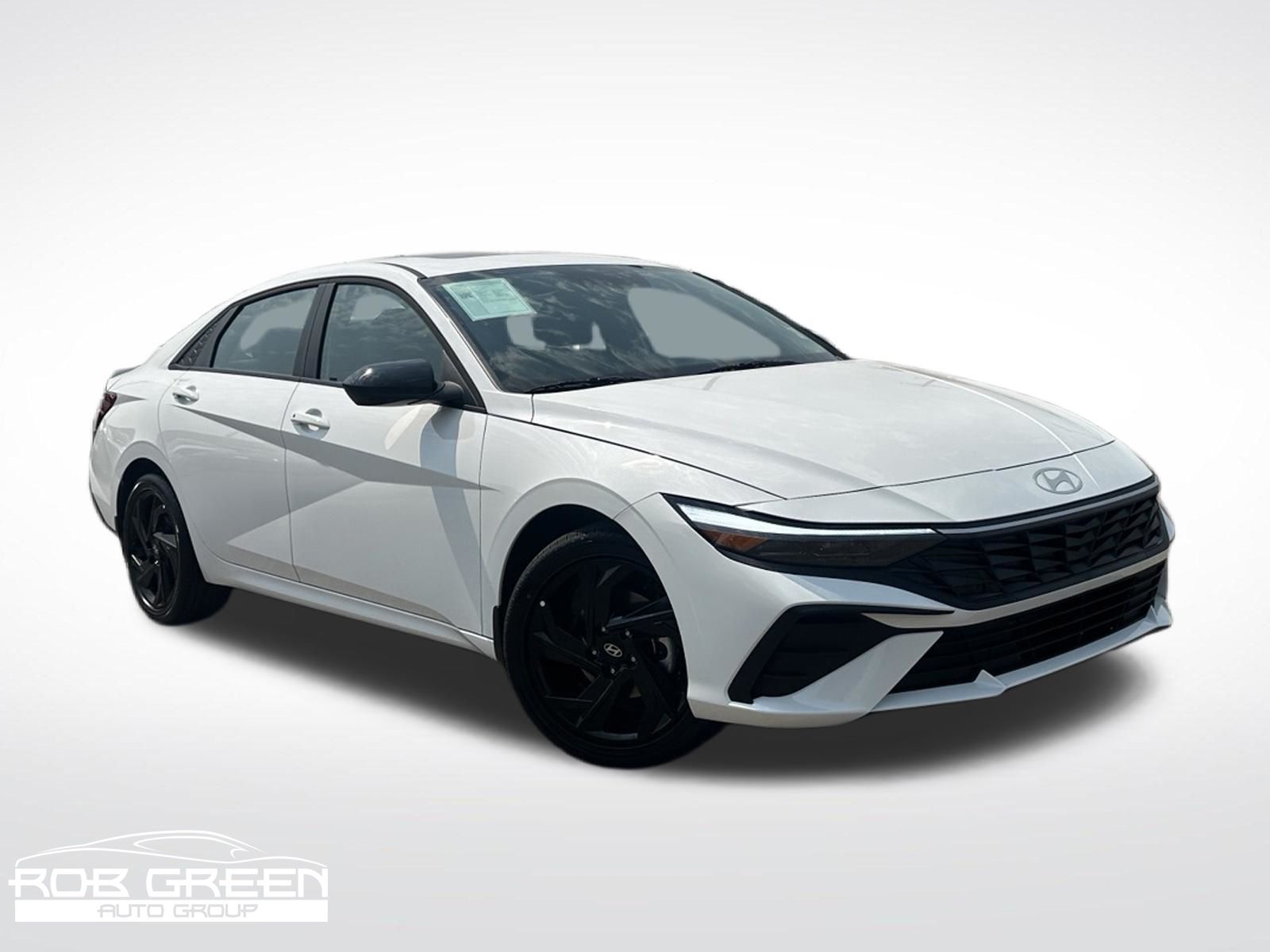 Serenity White 2026 Hyundai Elantra Sedan Front-Wheel Drive Continuously Variable Transmission
