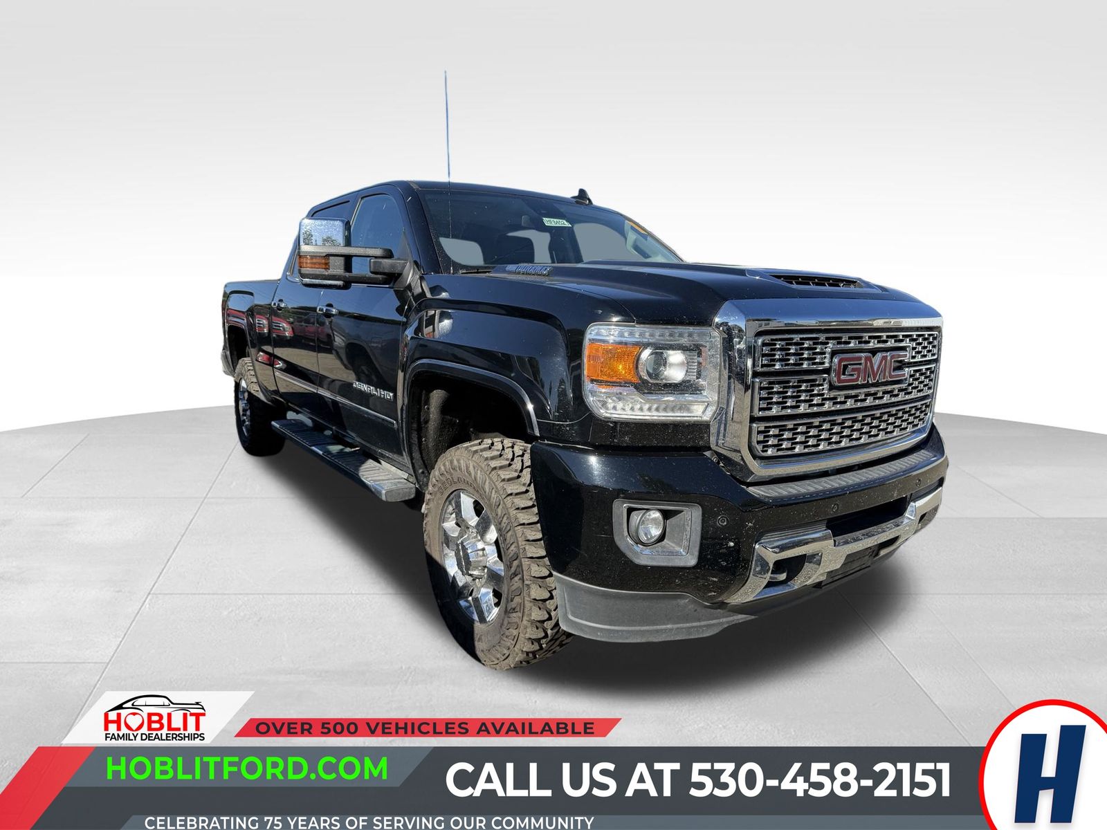 Onyx Black 2019 GMC Sierra 3500HD Pickup Truck Four-Wheel Drive 6-Speed Automatic