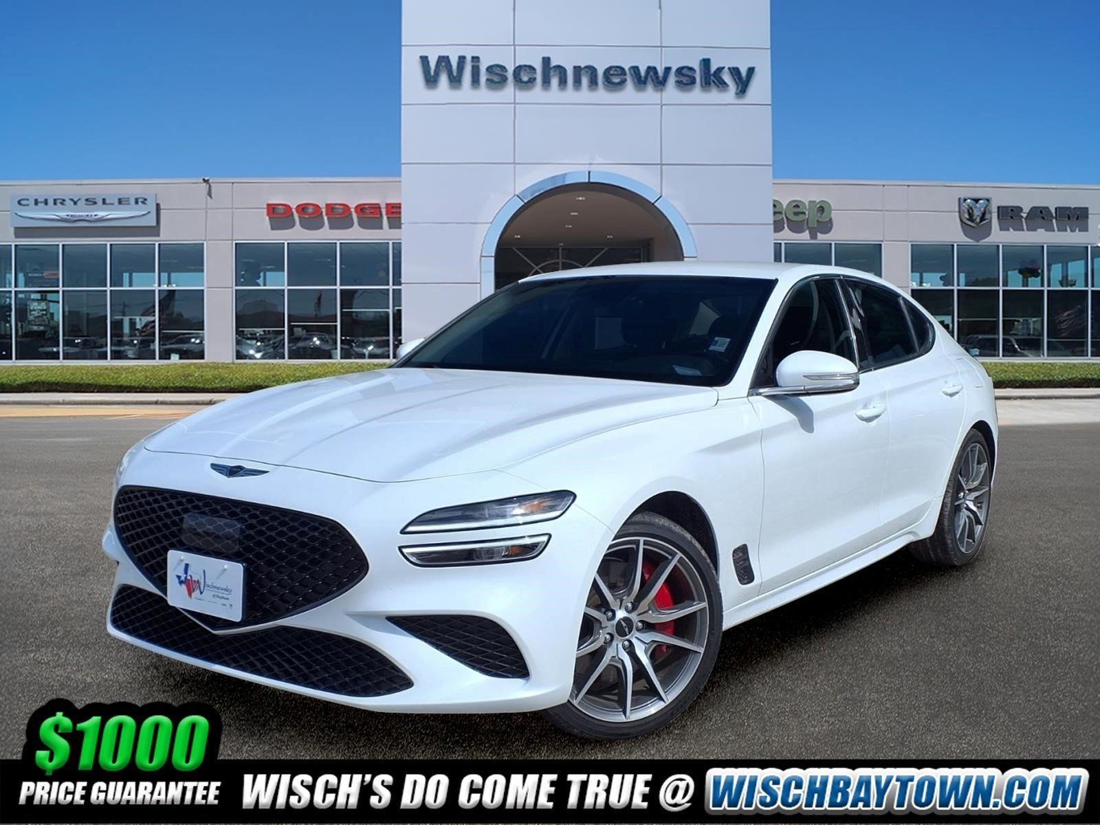 2025 Genesis G70 2.5T White at Genesis of Spring