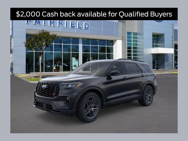 Black Metallic 2026 Ford Explorer SUV / Crossover All-Wheel Drive Automatic