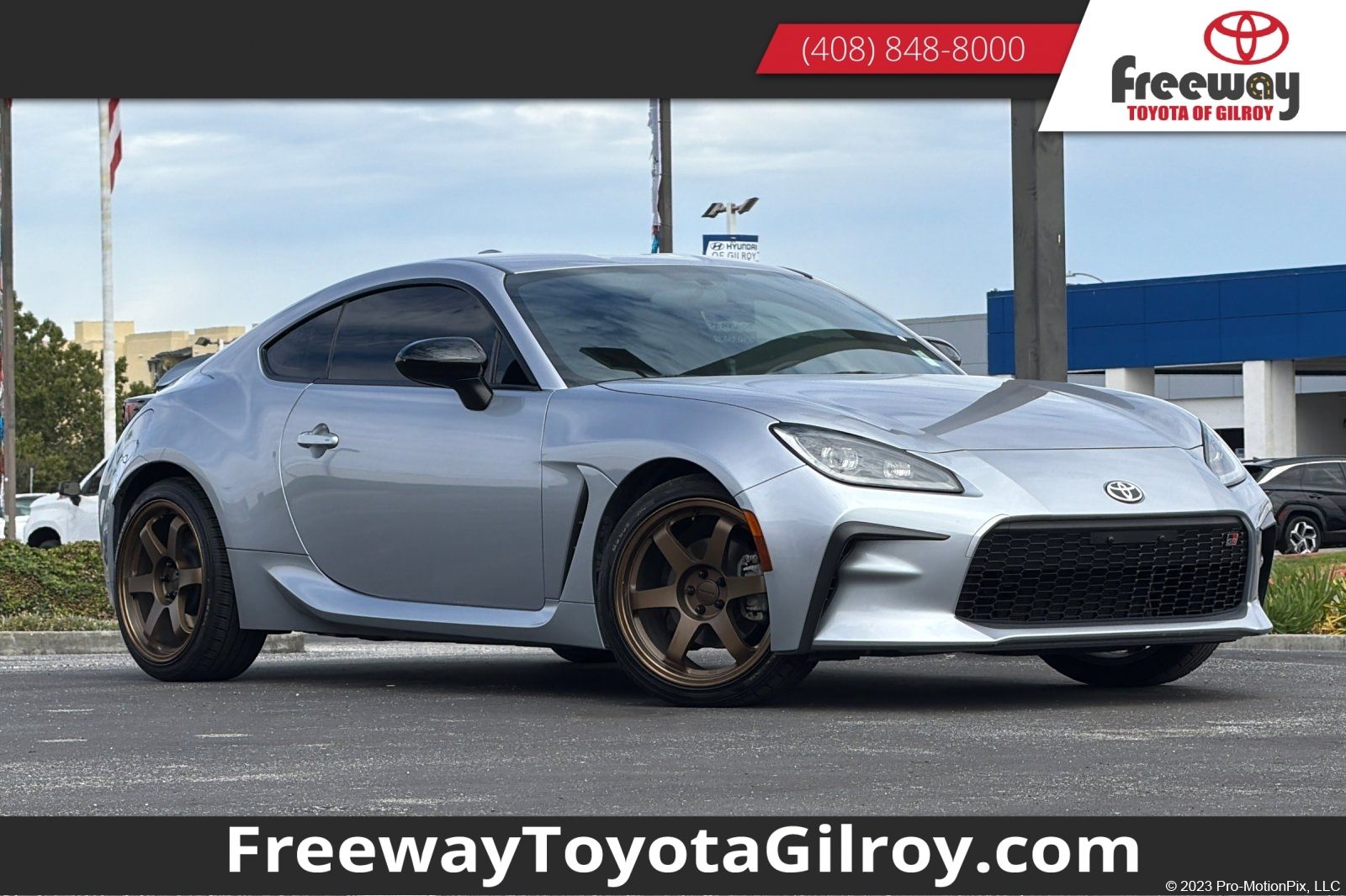 Gray (Steel) 2023 Toyota GR86 Coupe Rear-Wheel Drive 6-Speed Automatic