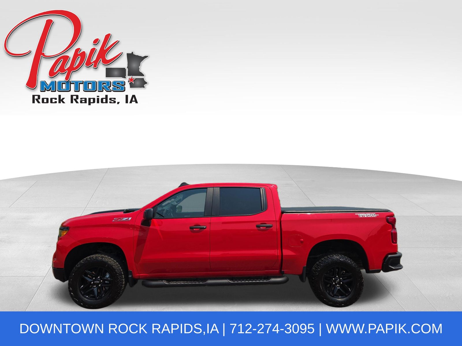 Red Hot 2024 Chevrolet Silverado 1500 Pickup Truck Four-Wheel Drive Automatic