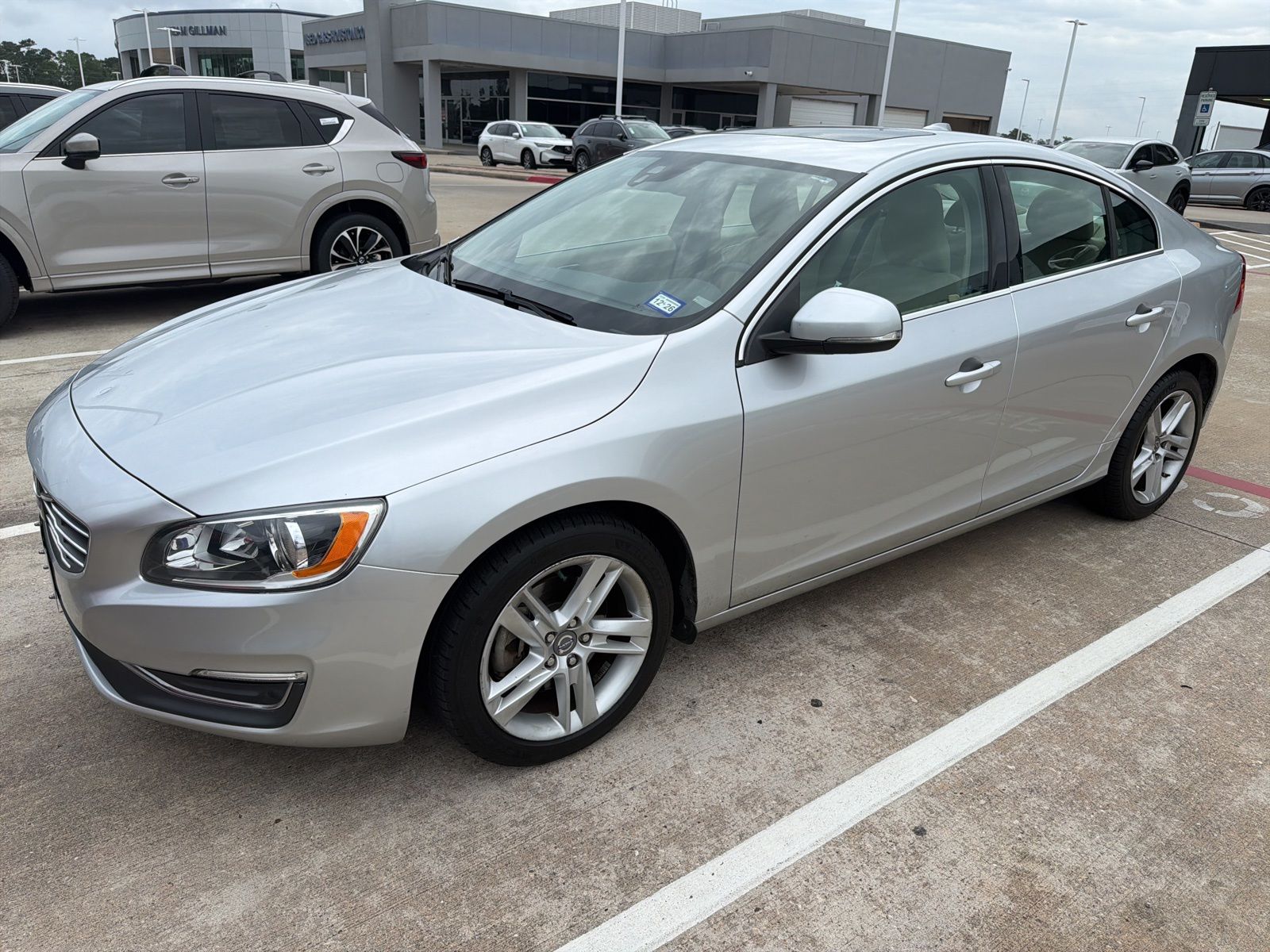 Bright Silver Metallic 2015 Volvo S60 2015.5 T5 Premier Sedan Front-Wheel Drive Automatic