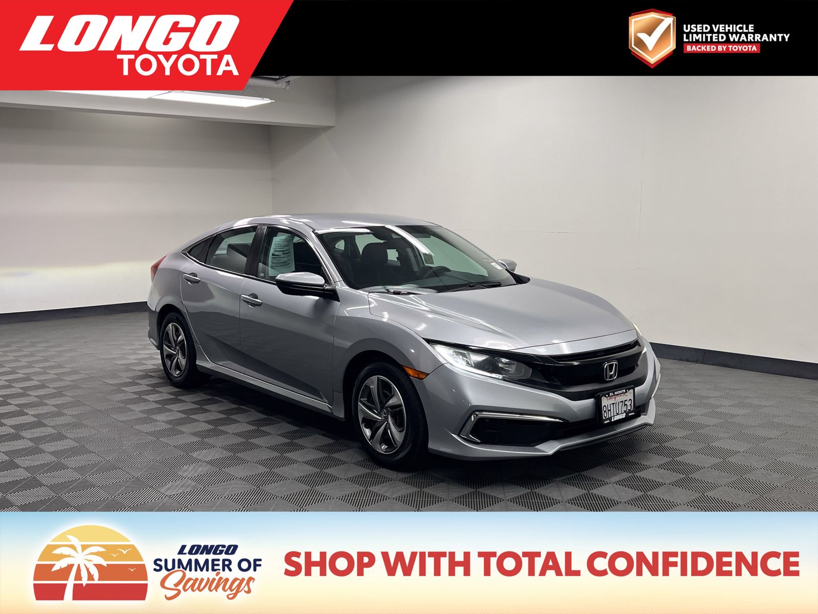 used 2019 Honda Civic car, priced at $15,788