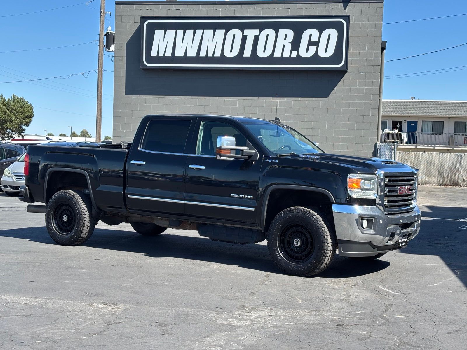 Onyx Black 2018 GMC Sierra 2500HD Pickup Truck Four-Wheel Drive 6-Speed Automatic