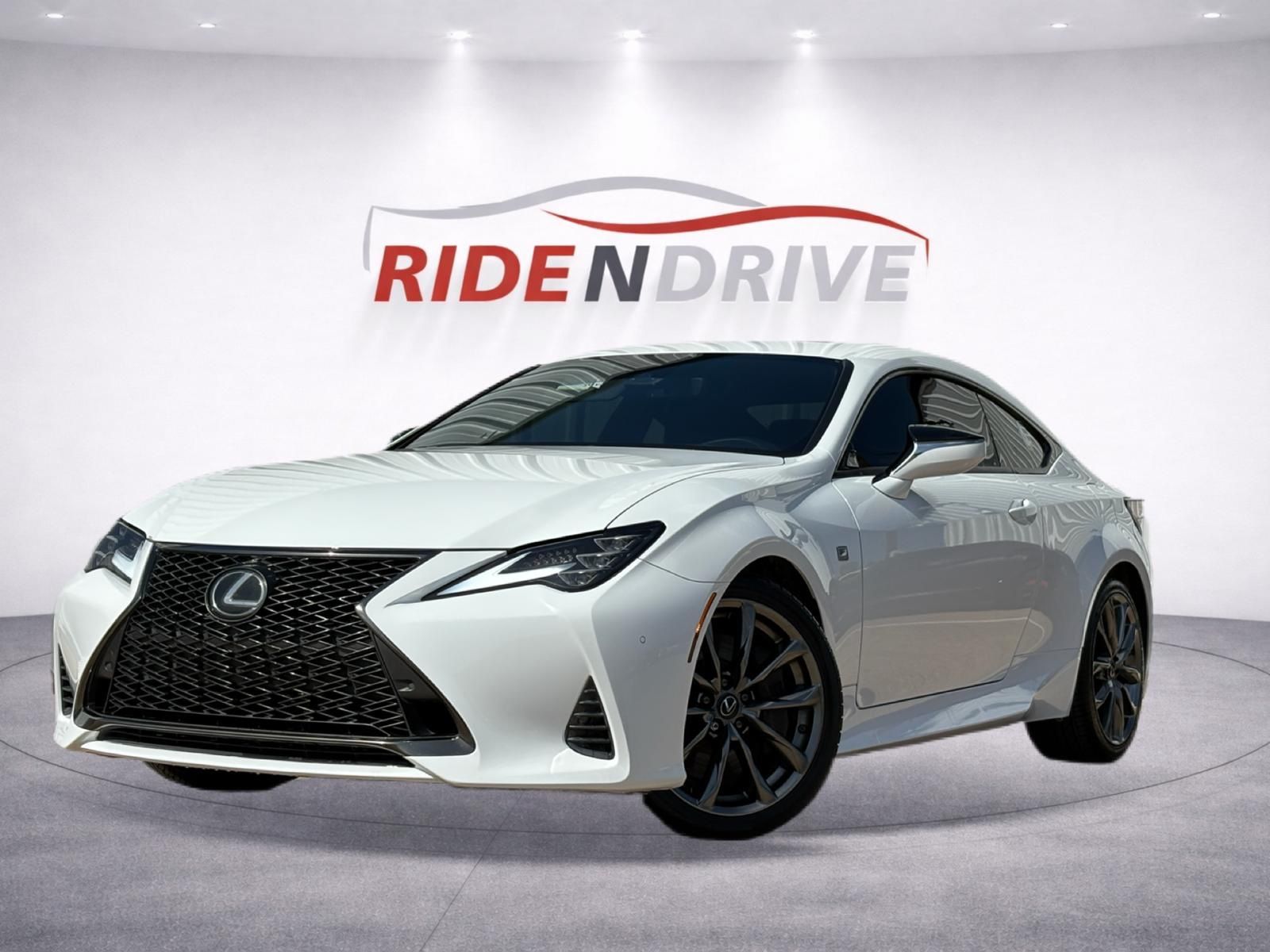 Ultra White 2022 Lexus RC 350 F Sport RWD Coupe Rear-Wheel Drive 8-Speed Automatic