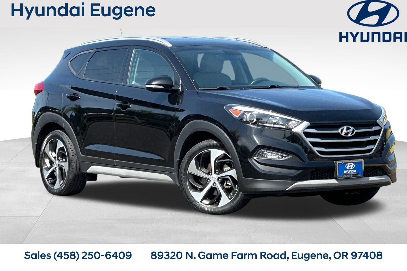 Black Noir Pearl 2017 Hyundai Tucson 1.6T Sport AWD SUV / Crossover All-Wheel Drive 7-Speed Automatic