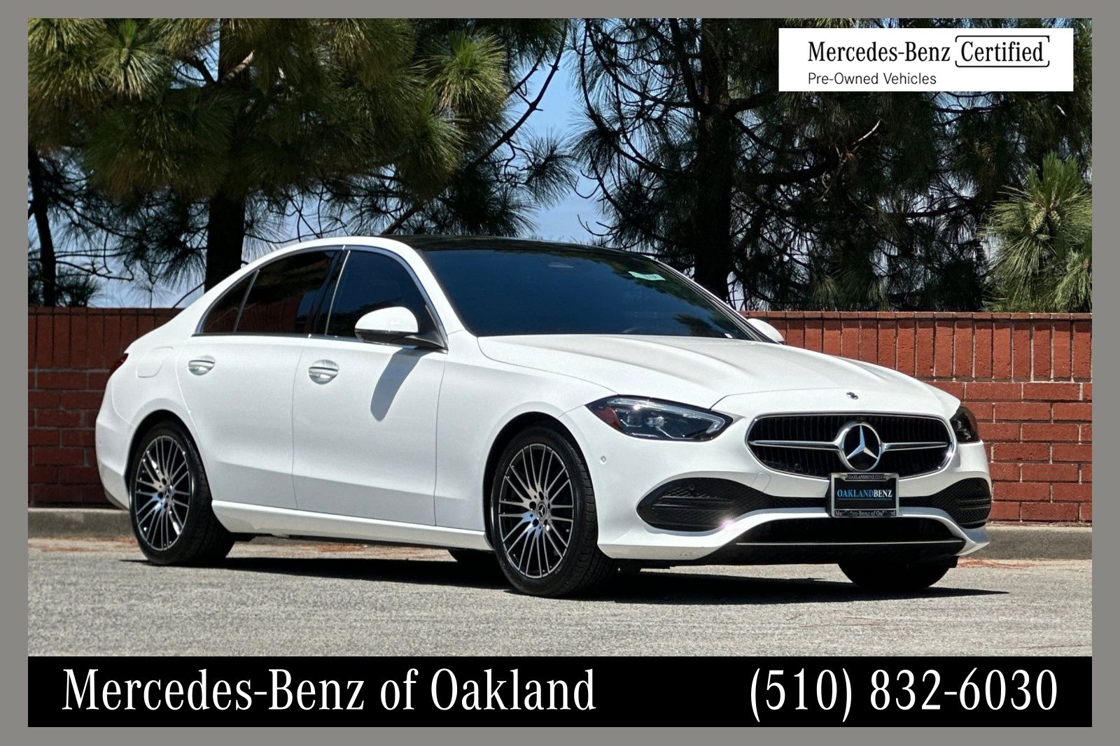Polar White 2024 Mercedes-Benz C-Class Sedan All-Wheel Drive 9-Speed Automatic