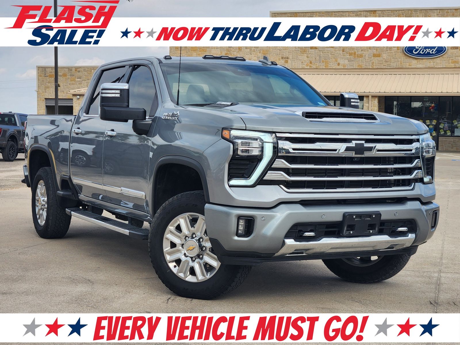 Sterling Gray Metallic 2025 Chevrolet Silverado 2500HD Pickup Truck Four-Wheel Drive Automatic