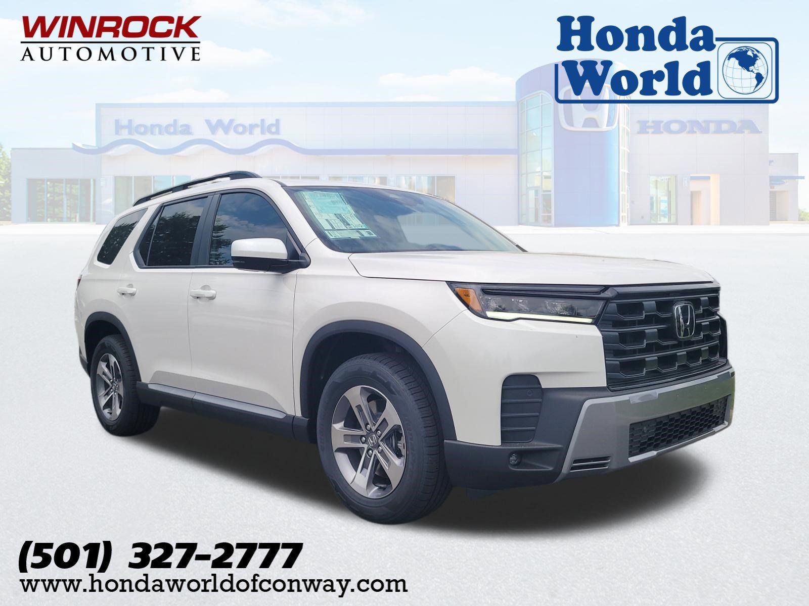 Platinum White Pearl 2026 Honda Pilot EX-L FWD SUV / Crossover Front-Wheel Drive Automatic