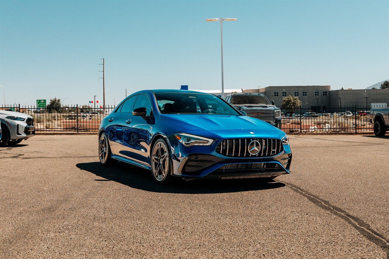 Hyper Blue Metallic 2025 Mercedes-Benz CLA Coupe All-Wheel Drive 8-Speed Automatic