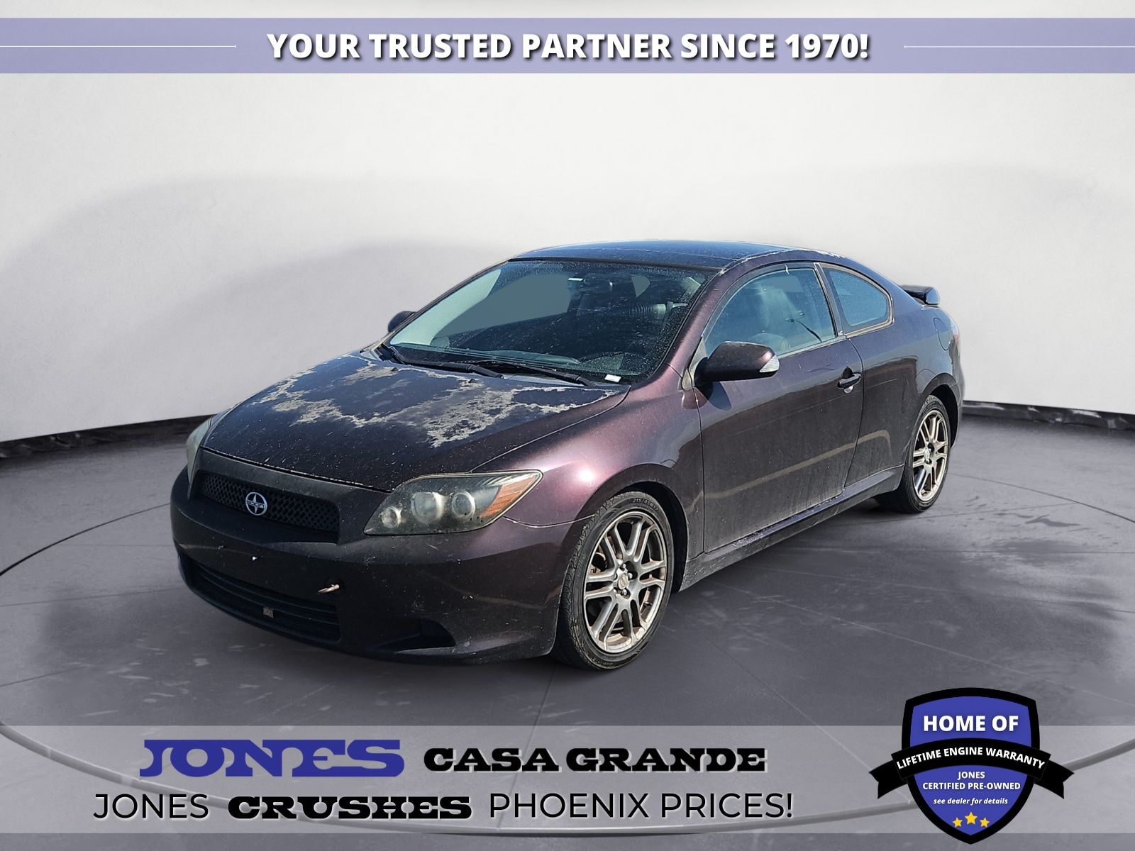 Red (Sizzling Crimson Mica) 2010 Scion tC Coupe Front-Wheel Drive 4-Speed Automatic