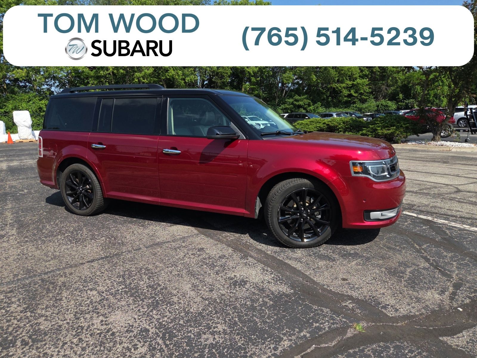 Ruby Red Metallic 2019 Ford Flex SUV / Crossover All-Wheel Drive 6-Speed Automatic