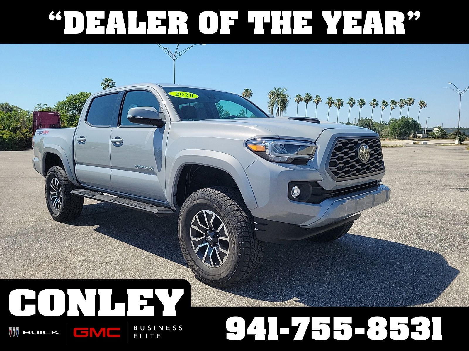 Cement 2020 Toyota Tacoma Pickup Truck Four-Wheel Drive 6-Speed Automatic