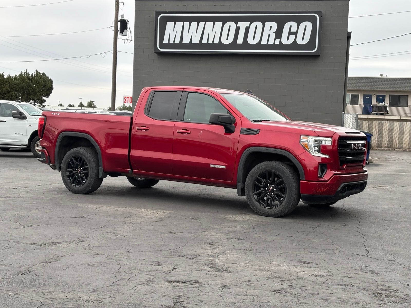 Cayenne Red Tintcoat 2022 GMC Sierra 1500 Limited Pickup Truck Four-Wheel Drive 8-Speed Automatic