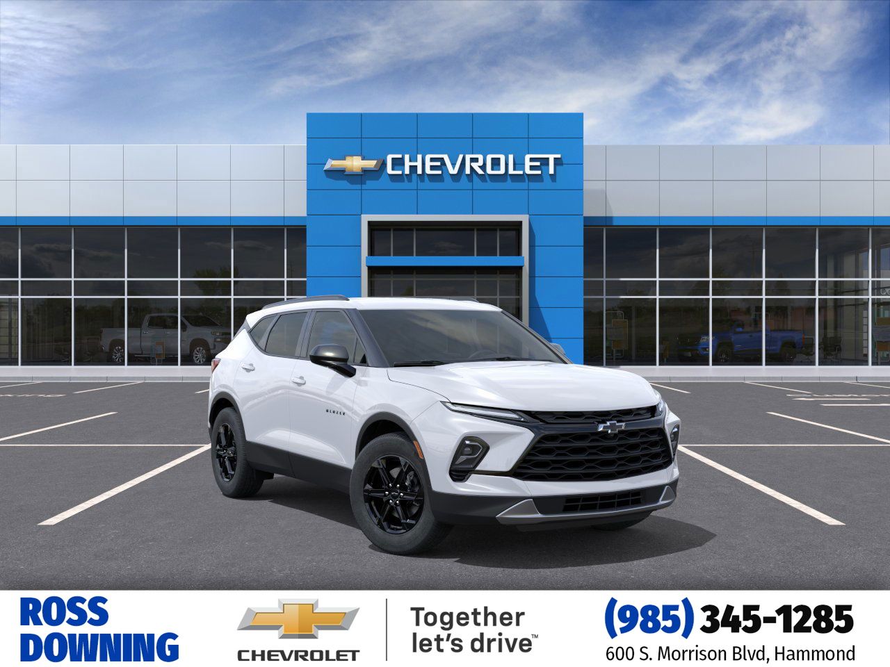 2026 Chevrolet Blazer LT White at Ross Downing Buick GMC
