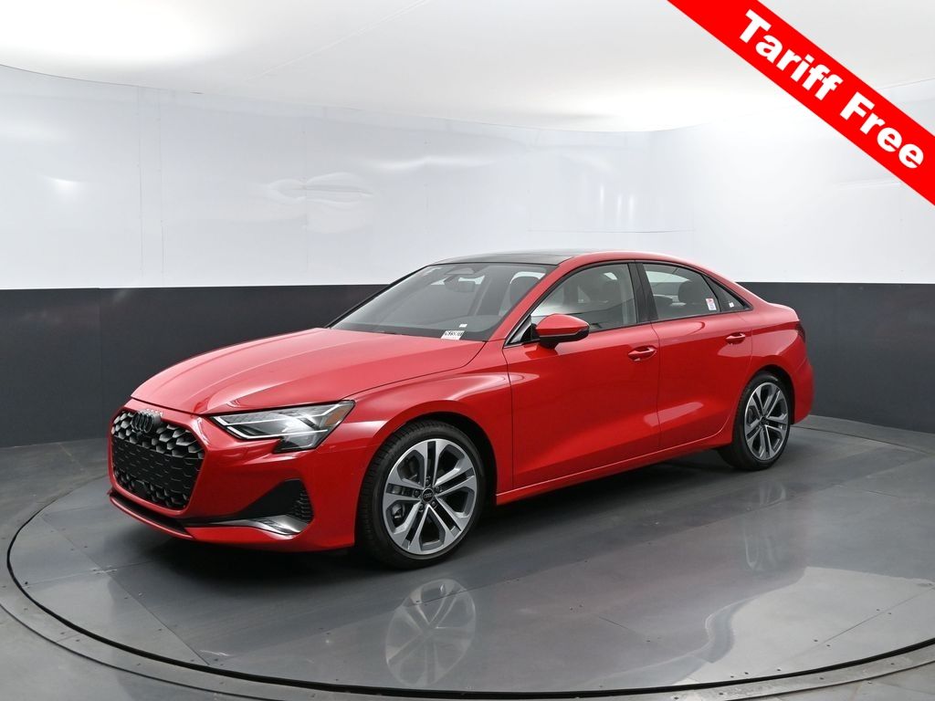 Red 2026 Audi A3 Sedan All-Wheel Drive 7-Speed Automatic
