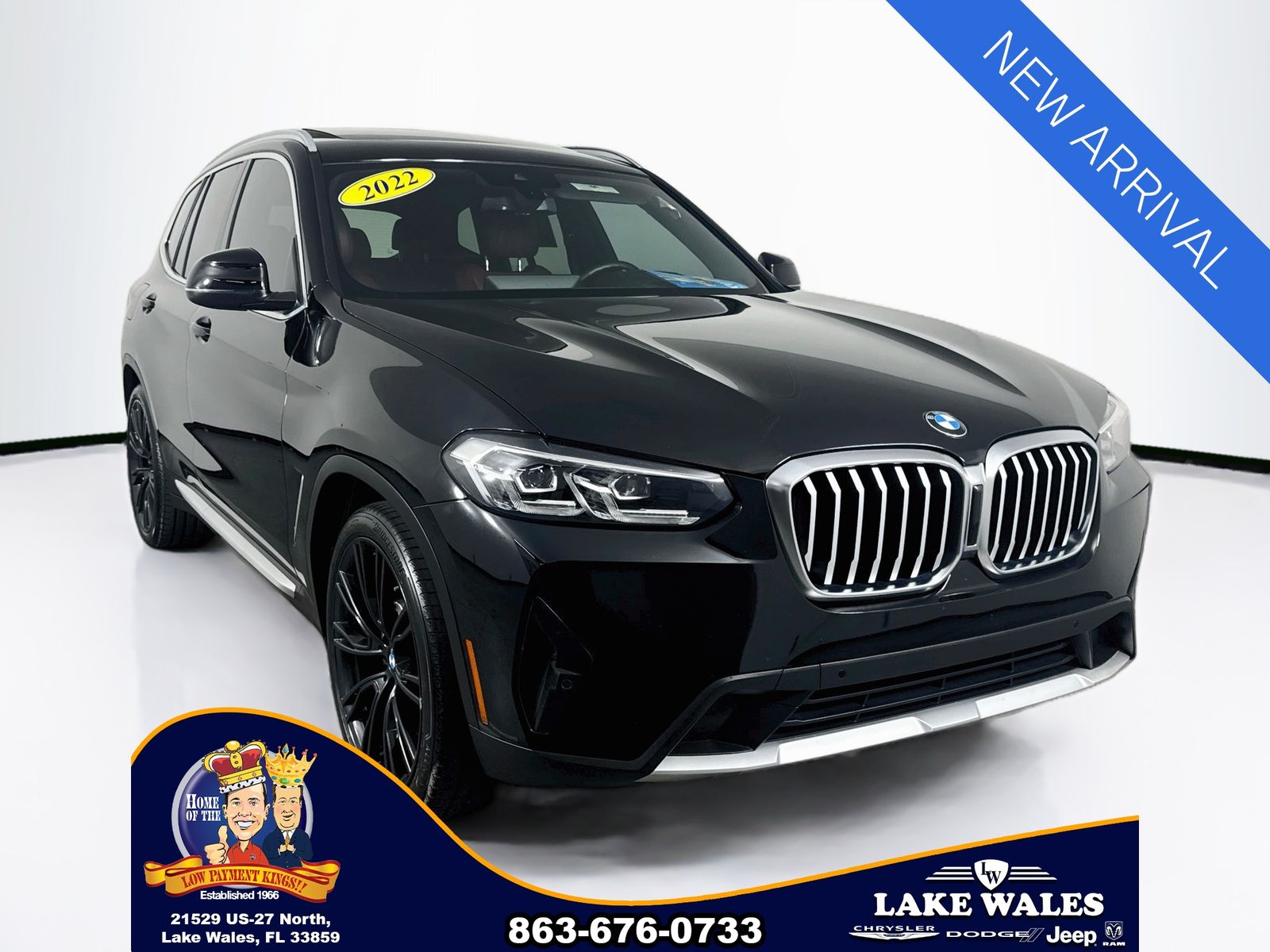 Jet Black 2022 BMW X3 SUV / Crossover Rear-Wheel Drive 8-Speed Automatic