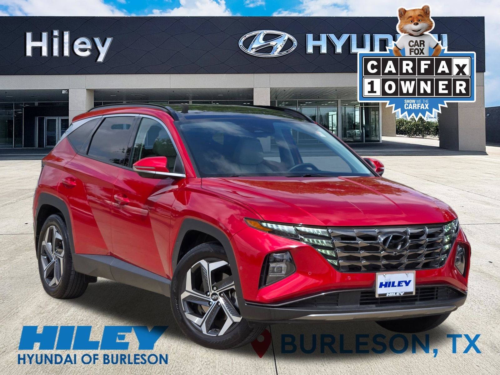 Calypso Red 2022 Hyundai Tucson SUV / Crossover Front-Wheel Drive 8-Speed Automatic