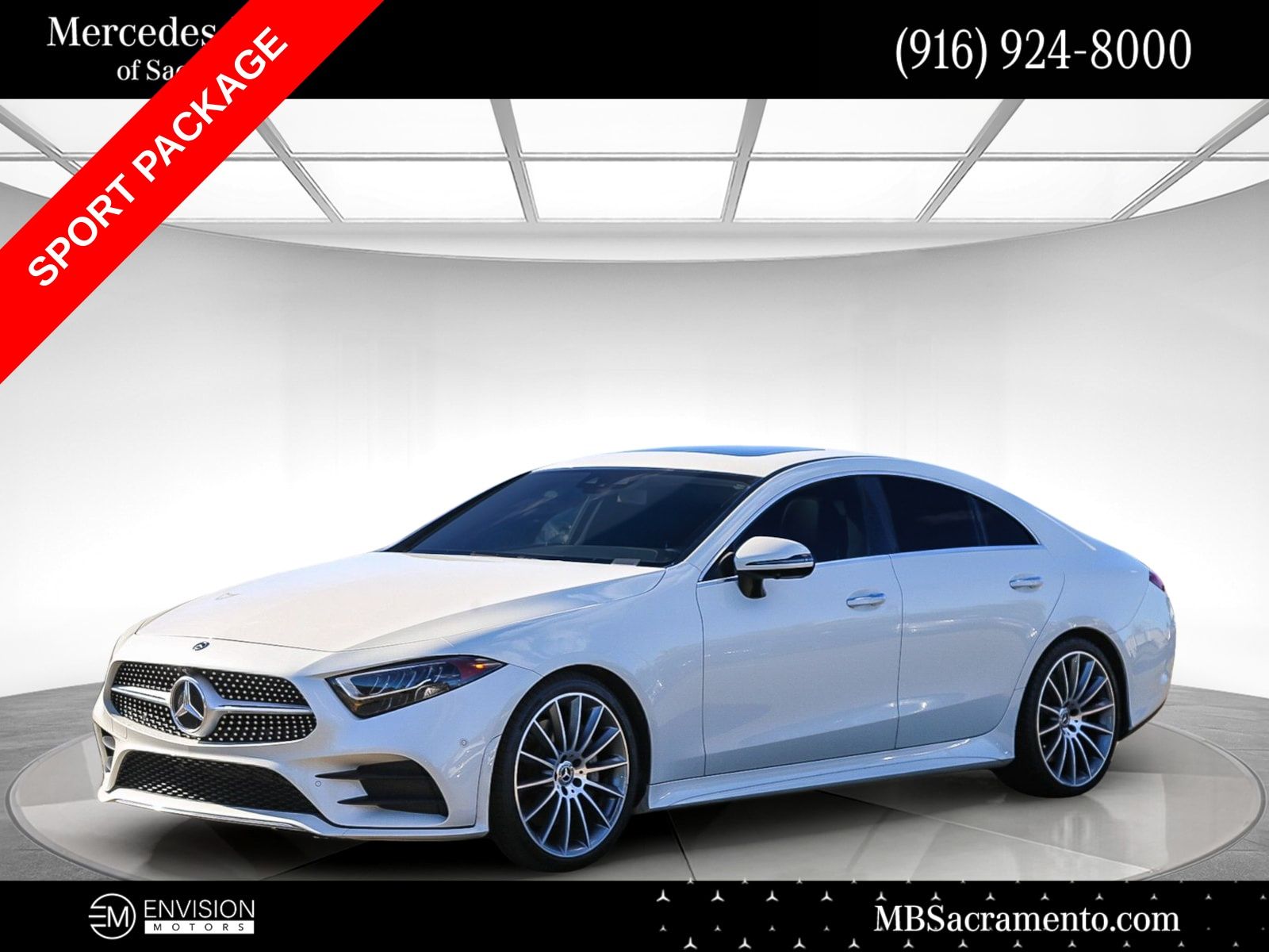 designo Diamond White 2019 Mercedes-Benz CLS 450 RWD Sedan Rear-Wheel Drive 9-Speed Automatic