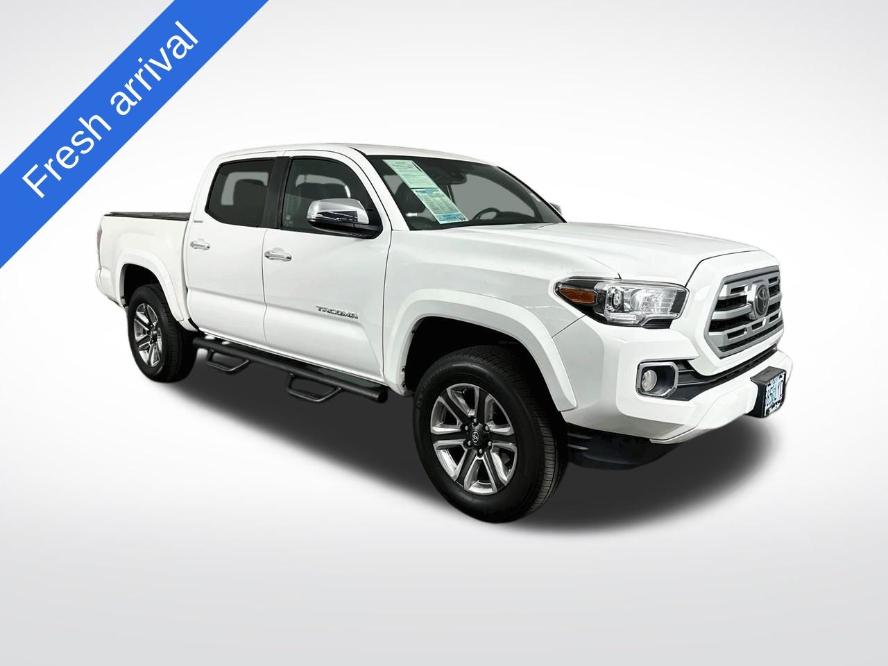 Super White 2019 Toyota Tacoma Pickup Truck Four-Wheel Drive 6-Speed Automatic