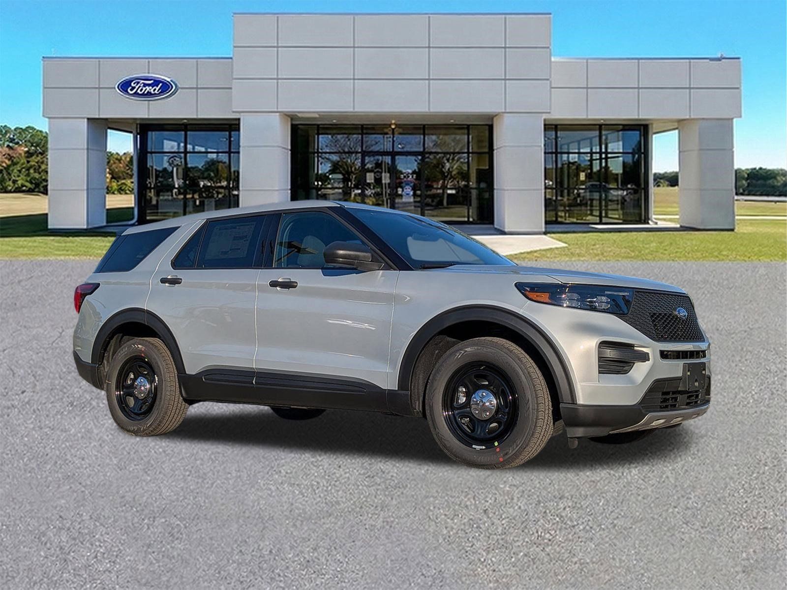 Silver Gray Metallic 2026 Ford Explorer Police Interceptor Utility AWD SUV / Crossover All-Wheel Drive Automatic