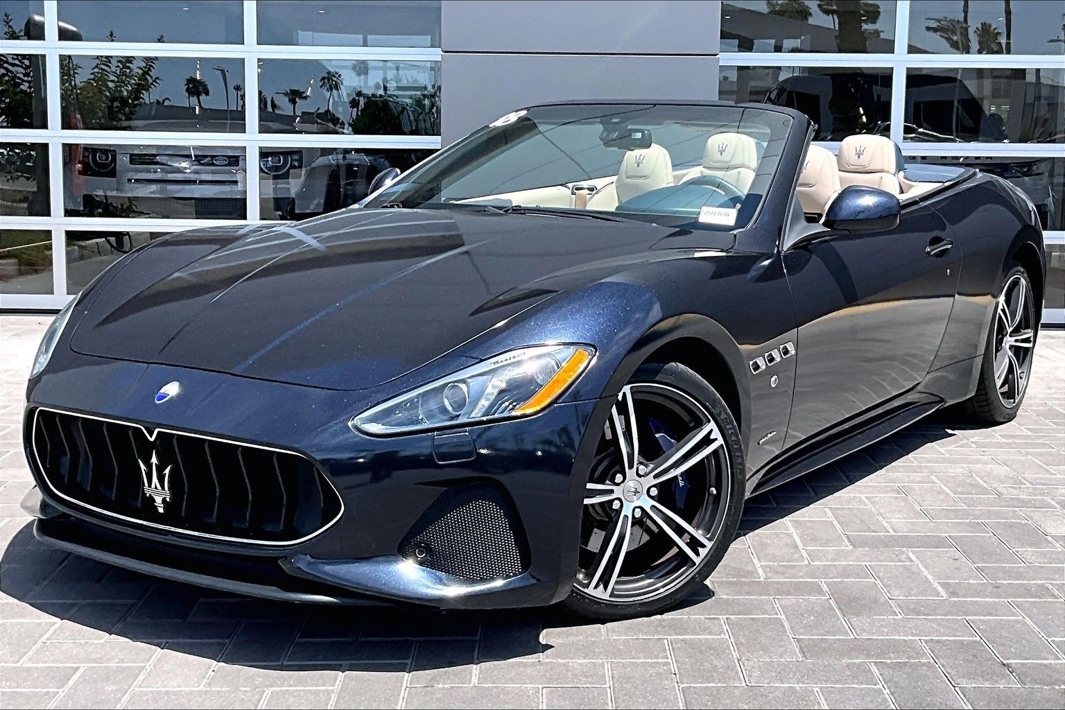 Blue 2018 Maserati GranTurismo Sport Convertible Convertible Rear-Wheel Drive 6-Speed Automatic