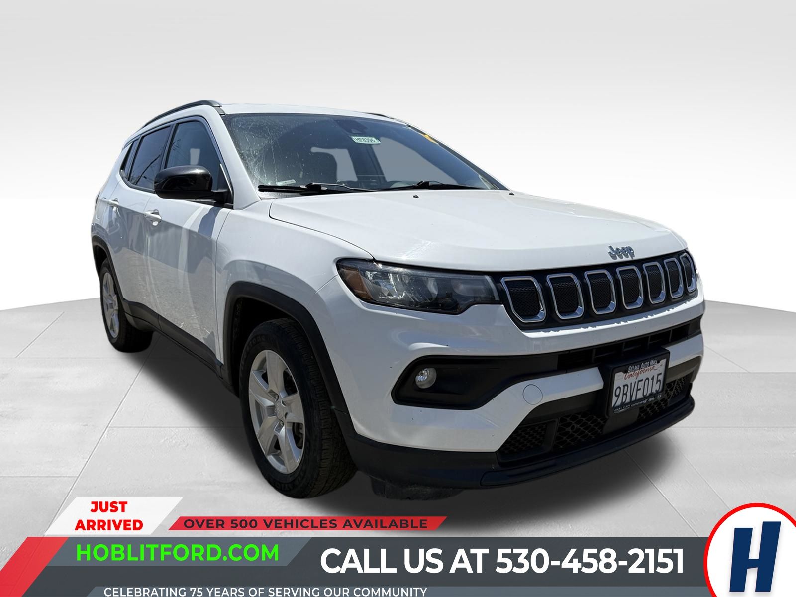 Bright White Clearcoat 2022 Jeep Compass SUV / Crossover Front-Wheel Drive 6-Speed Automatic