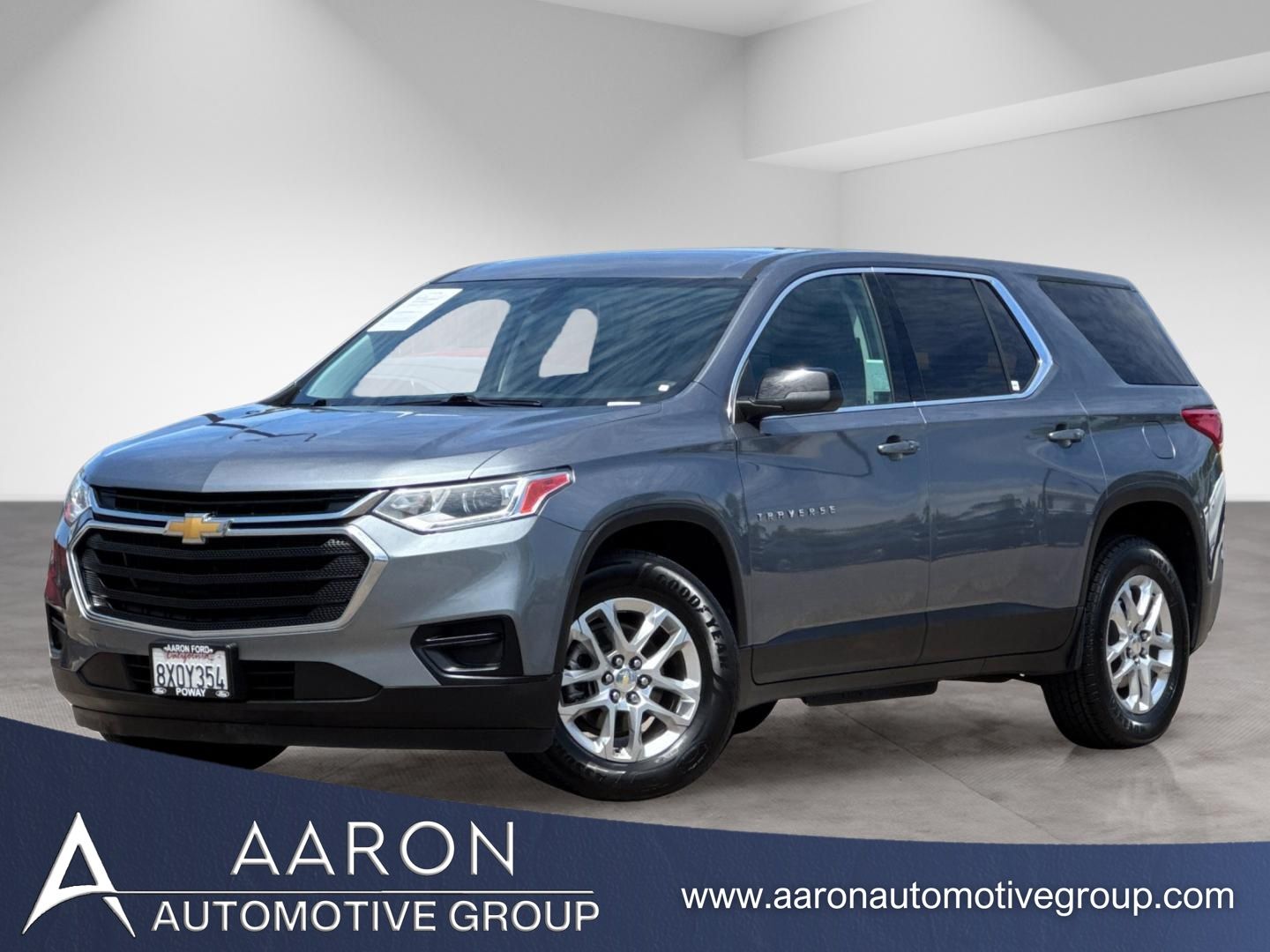 Gray (Steel Metallic) 2021 Chevrolet Traverse SUV / Crossover Front-Wheel Drive 9-Speed Automatic
